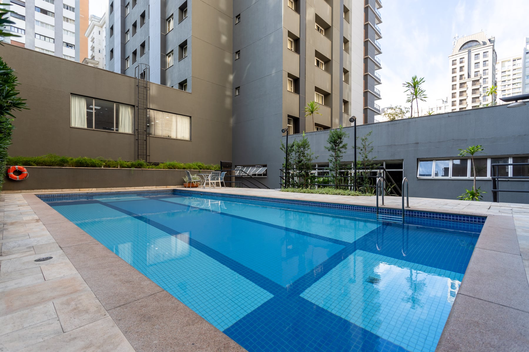 Pool at the Wyndham Sao Paulo Paulista in Sao Paulo, Other than US/Canada