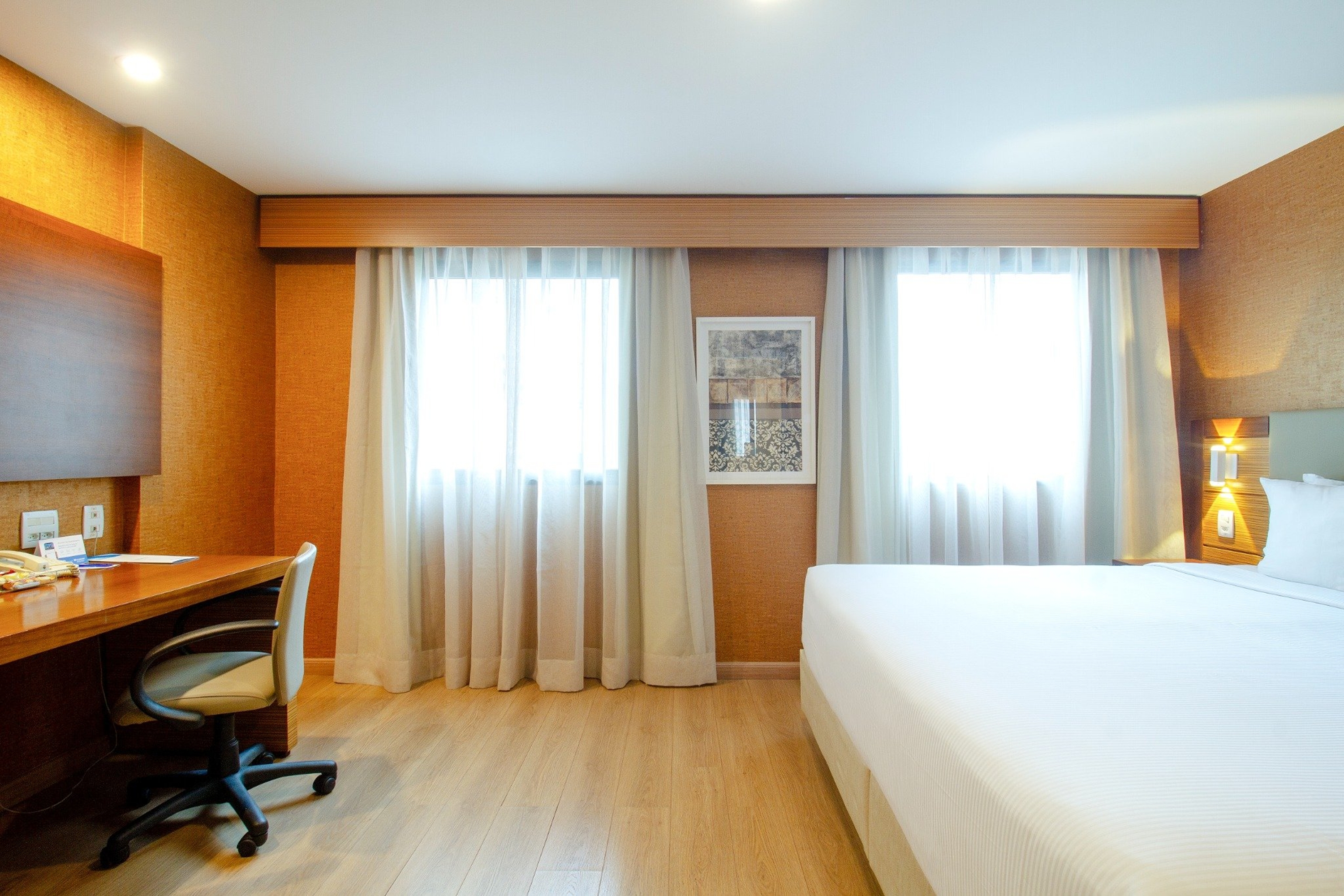 Guest room at the Wyndham Sao Paulo Ibirapuera Convention Plaza Hotel in Sao Paulo, Other than US/Canada
