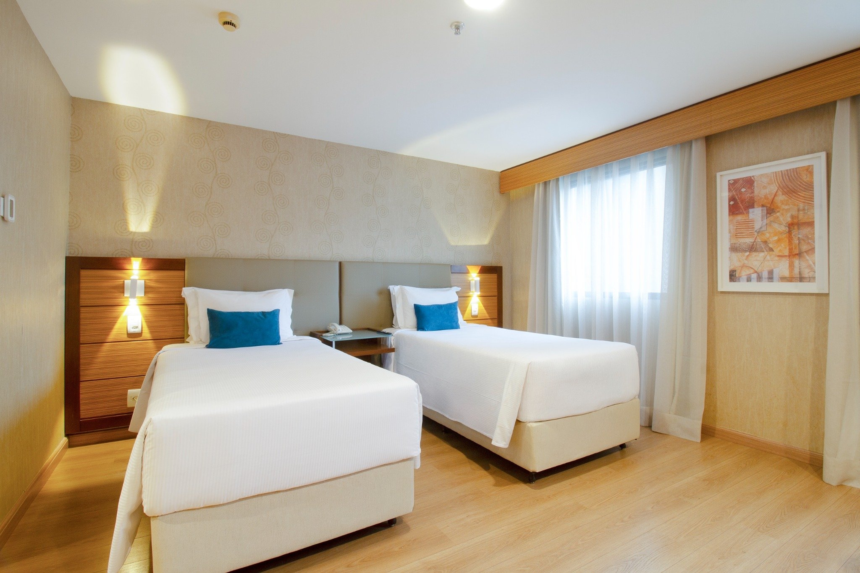 Guest room at the Wyndham Sao Paulo Ibirapuera Convention Plaza Hotel in Sao Paulo, Other than US/Canada