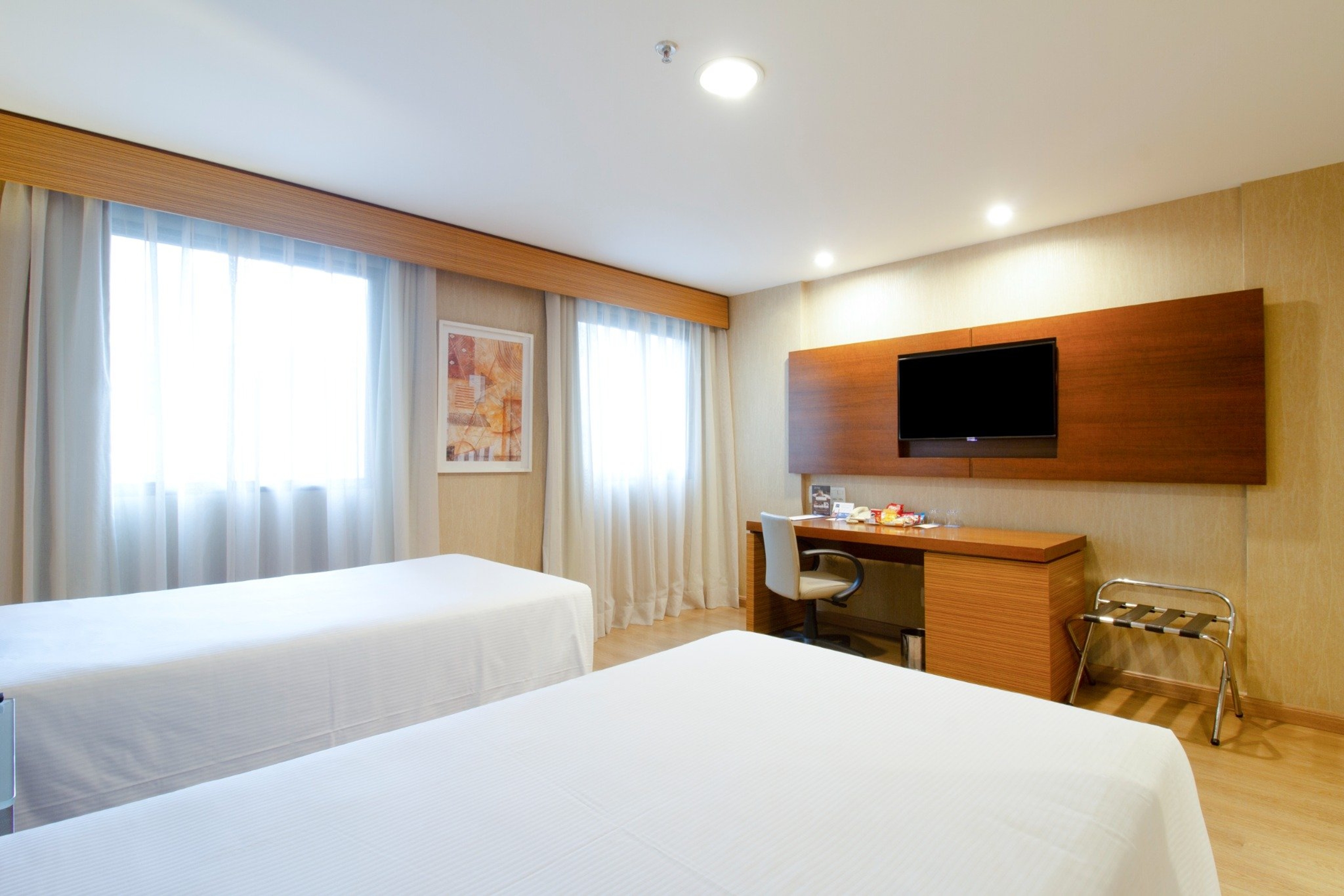 Guest room at the Wyndham Sao Paulo Ibirapuera Convention Plaza Hotel in Sao Paulo, Other than US/Canada