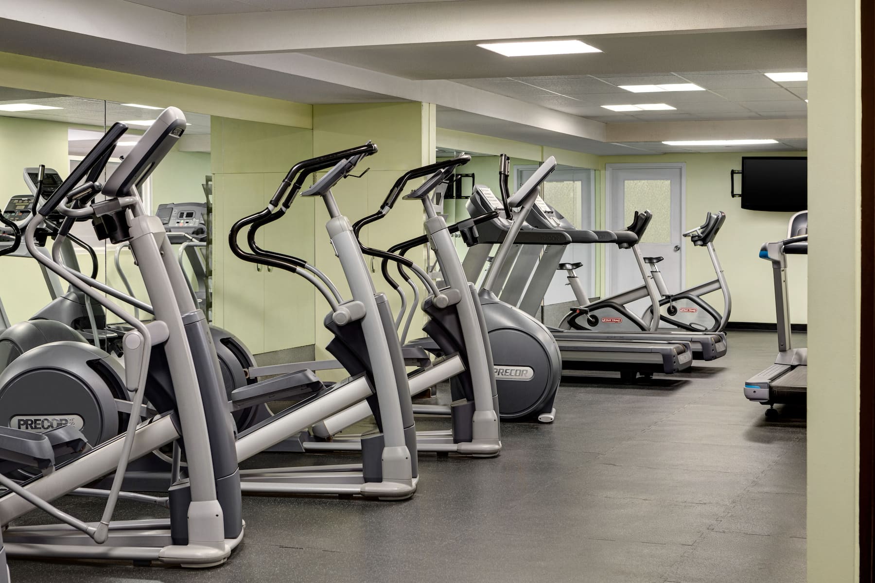 Fitness room at Wyndham Edmonton Hotel and Conference Centre in Edmonton, Alberta