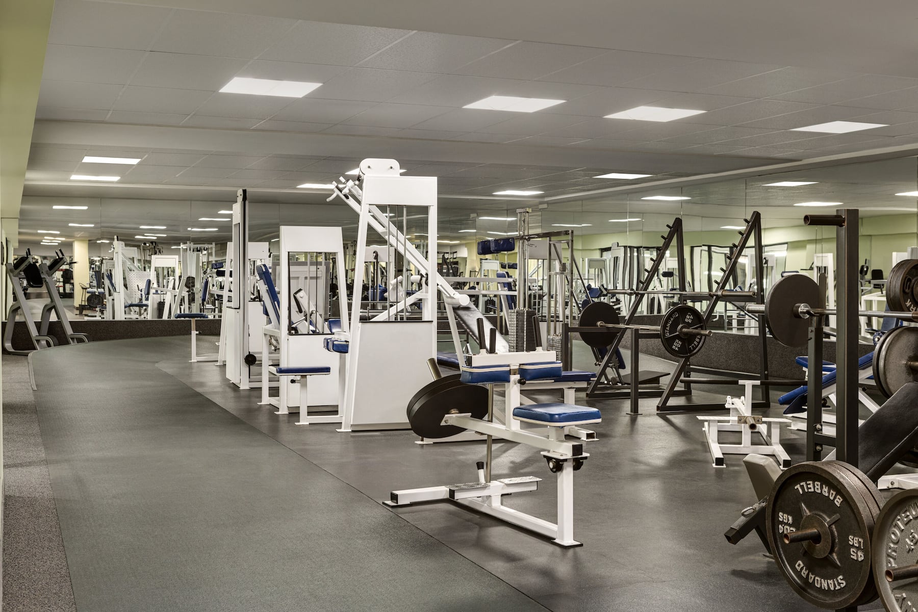 Fitness room at Wyndham Edmonton Hotel and Conference Centre in Edmonton, Alberta