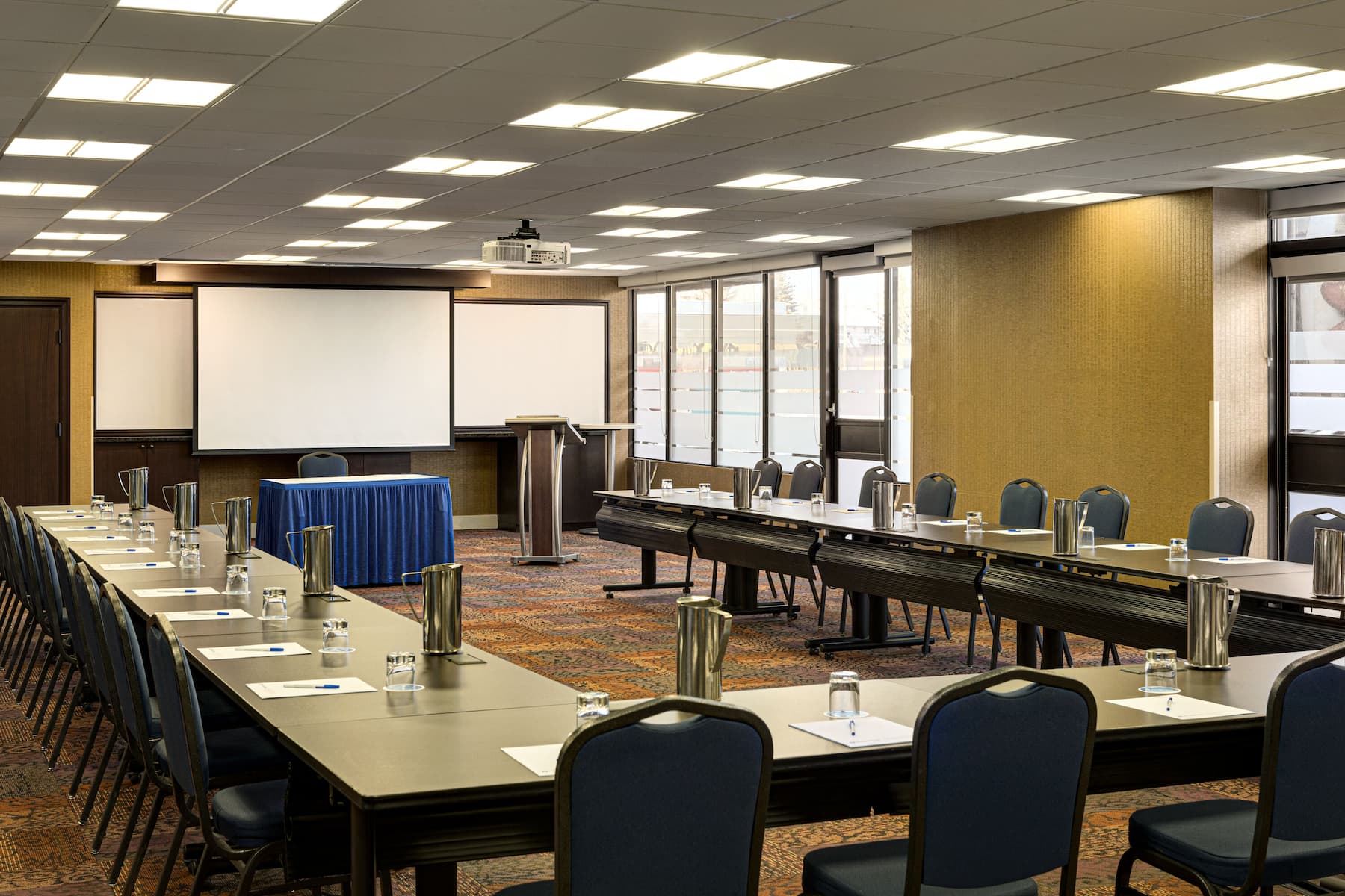 Meeting room at Wyndham Edmonton Hotel and Conference Centre in Edmonton, Alberta