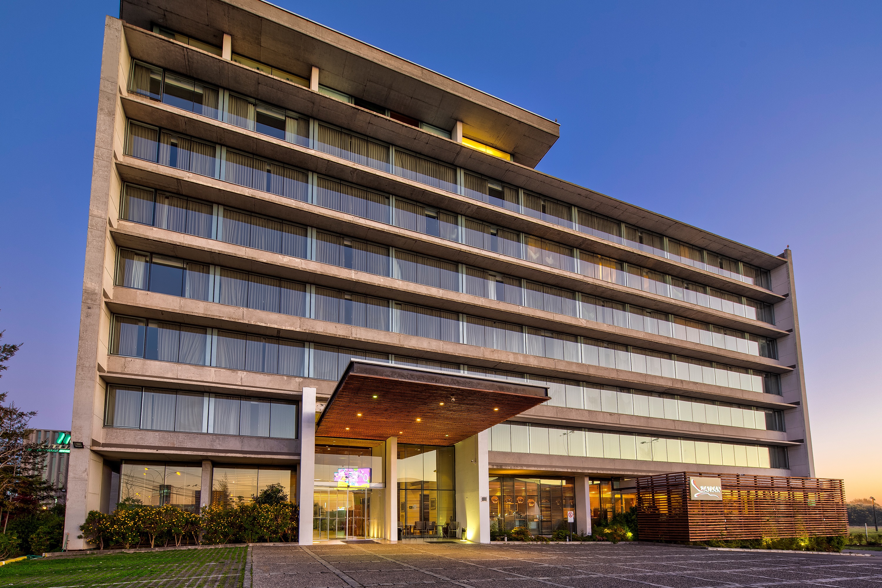 Exterior of Wyndham Concepcion Pettra hotel in Concepcion, Other than US/Canada