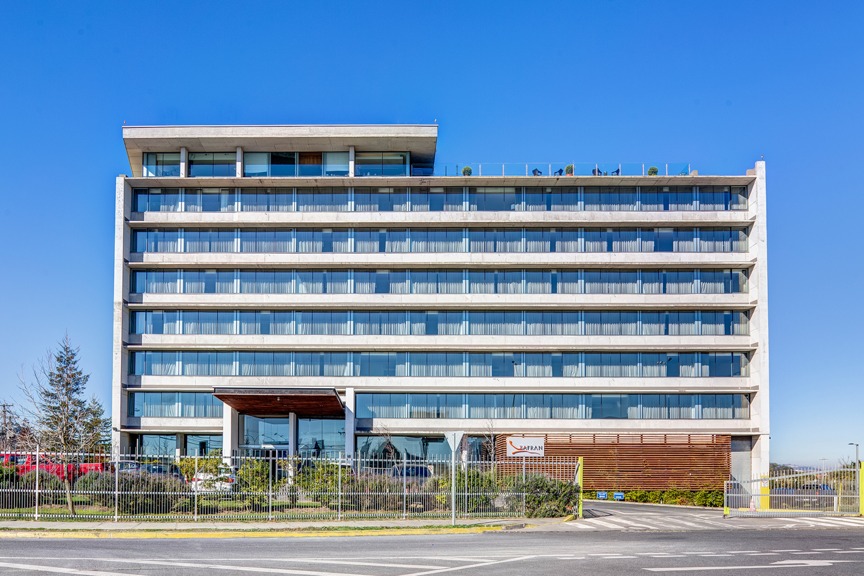 Exterior of Wyndham Concepcion Pettra hotel in Concepcion, Other than US/Canada