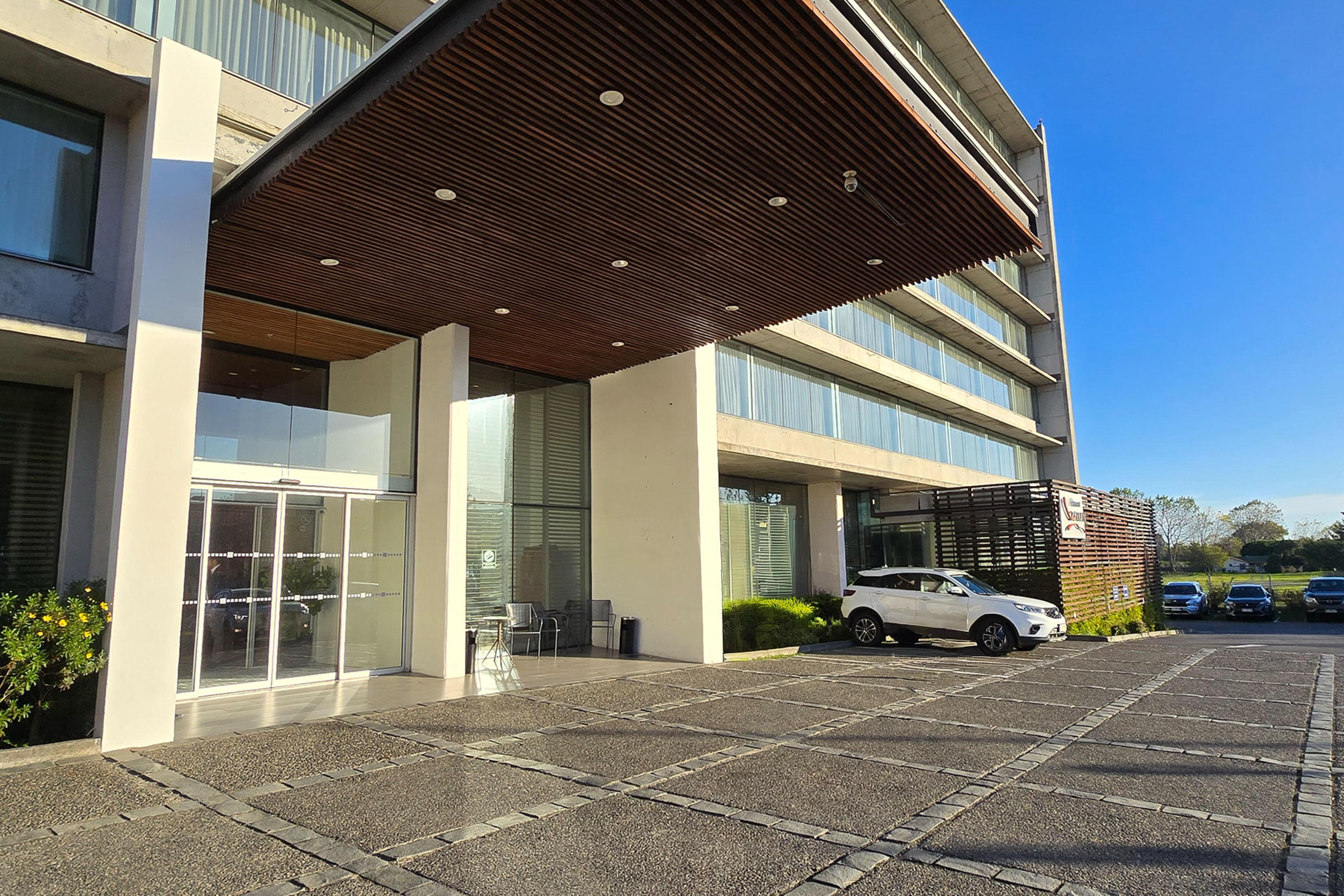 Exterior of Wyndham Concepcion Pettra hotel in Concepcion, Other than US/Canada