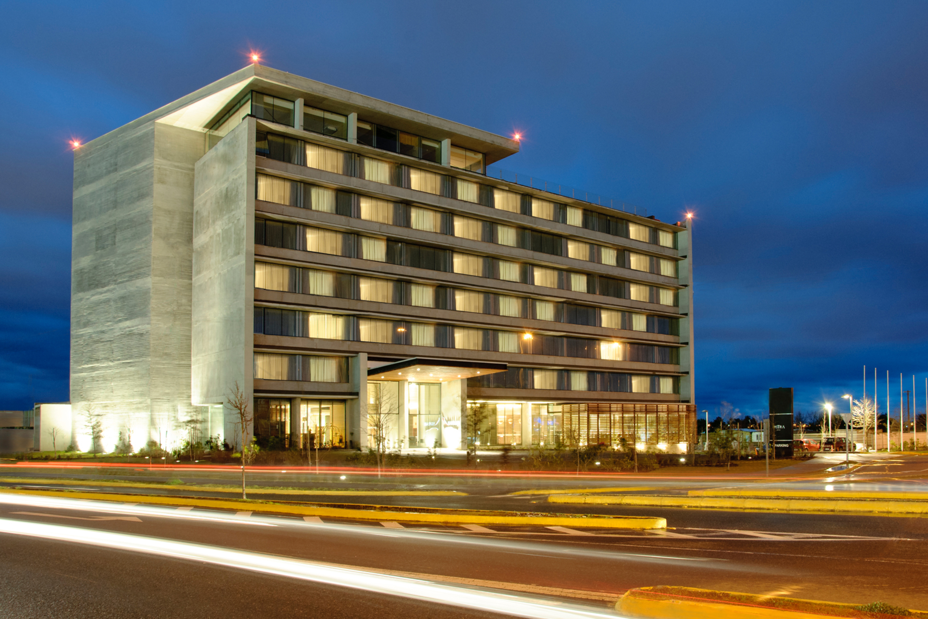 Exterior of Wyndham Concepcion Pettra hotel in Concepcion, Other than US/Canada