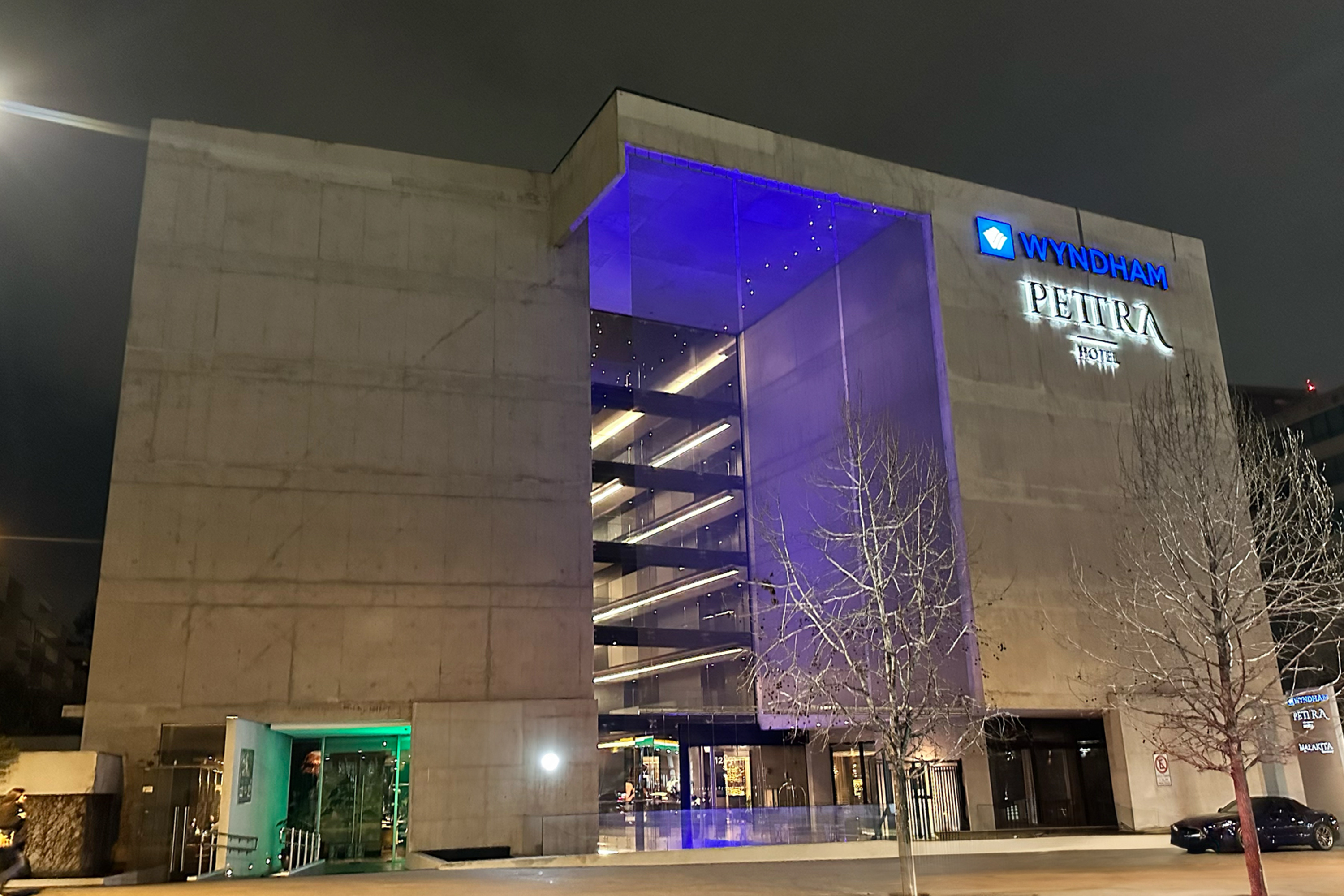 Exterior of Wyndham Santiago Pettra hotel in Santiago, Other than US/Canada