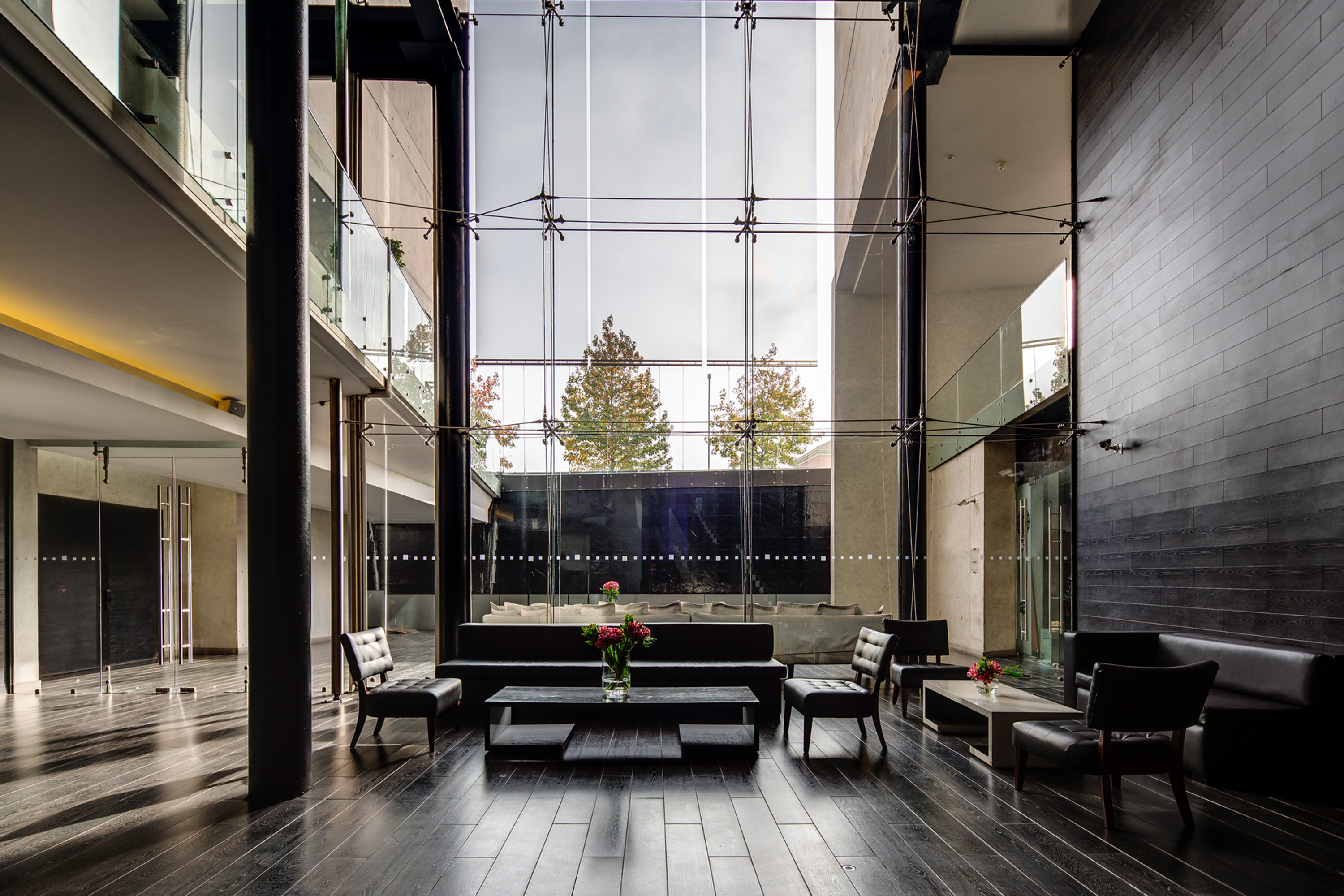 Wyndham Santiago Pettra lobby atrium in Santiago, Other than US/Canada