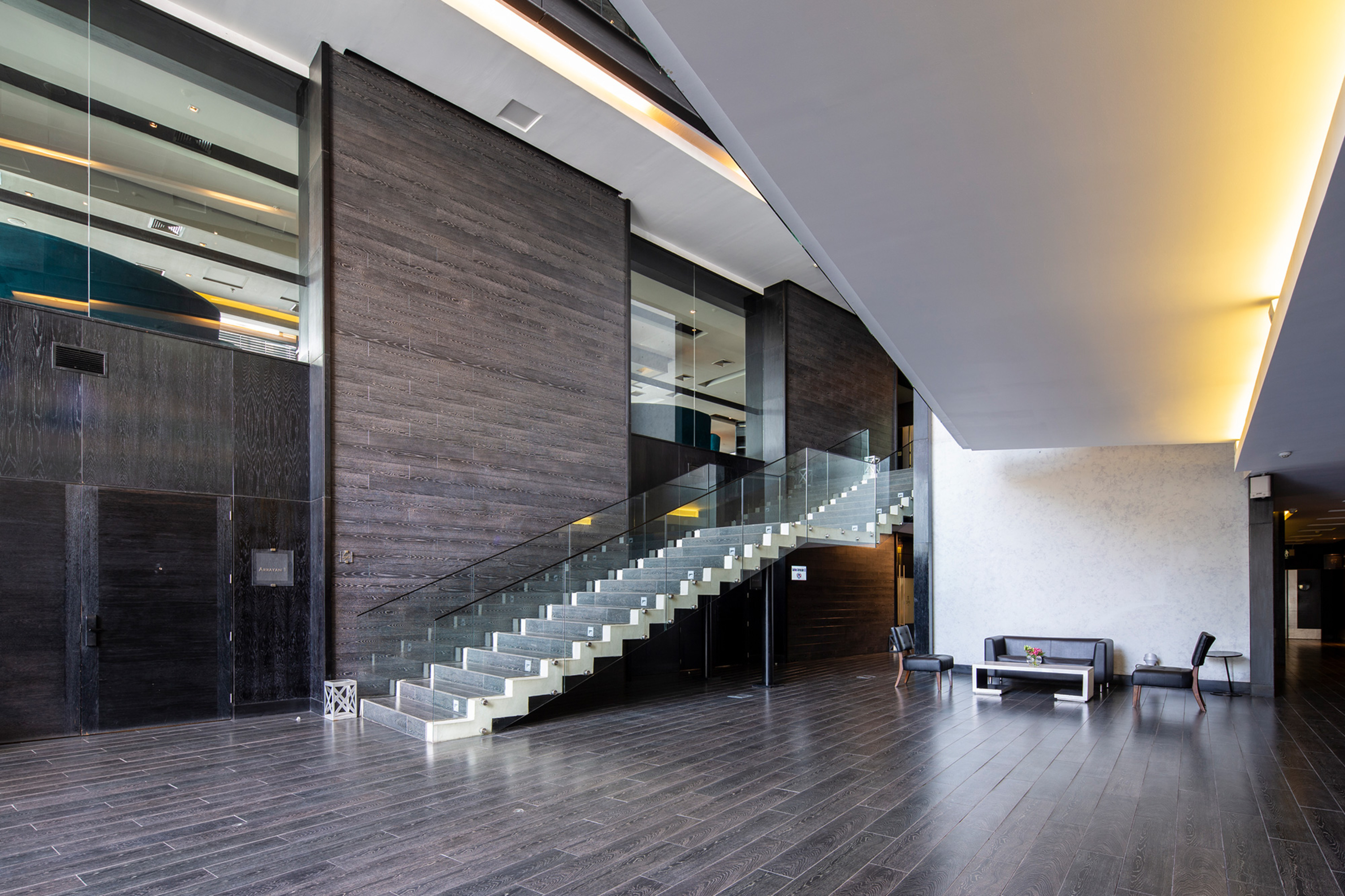 Wyndham Santiago Pettra lobby atrium in Santiago, Other than US/Canada