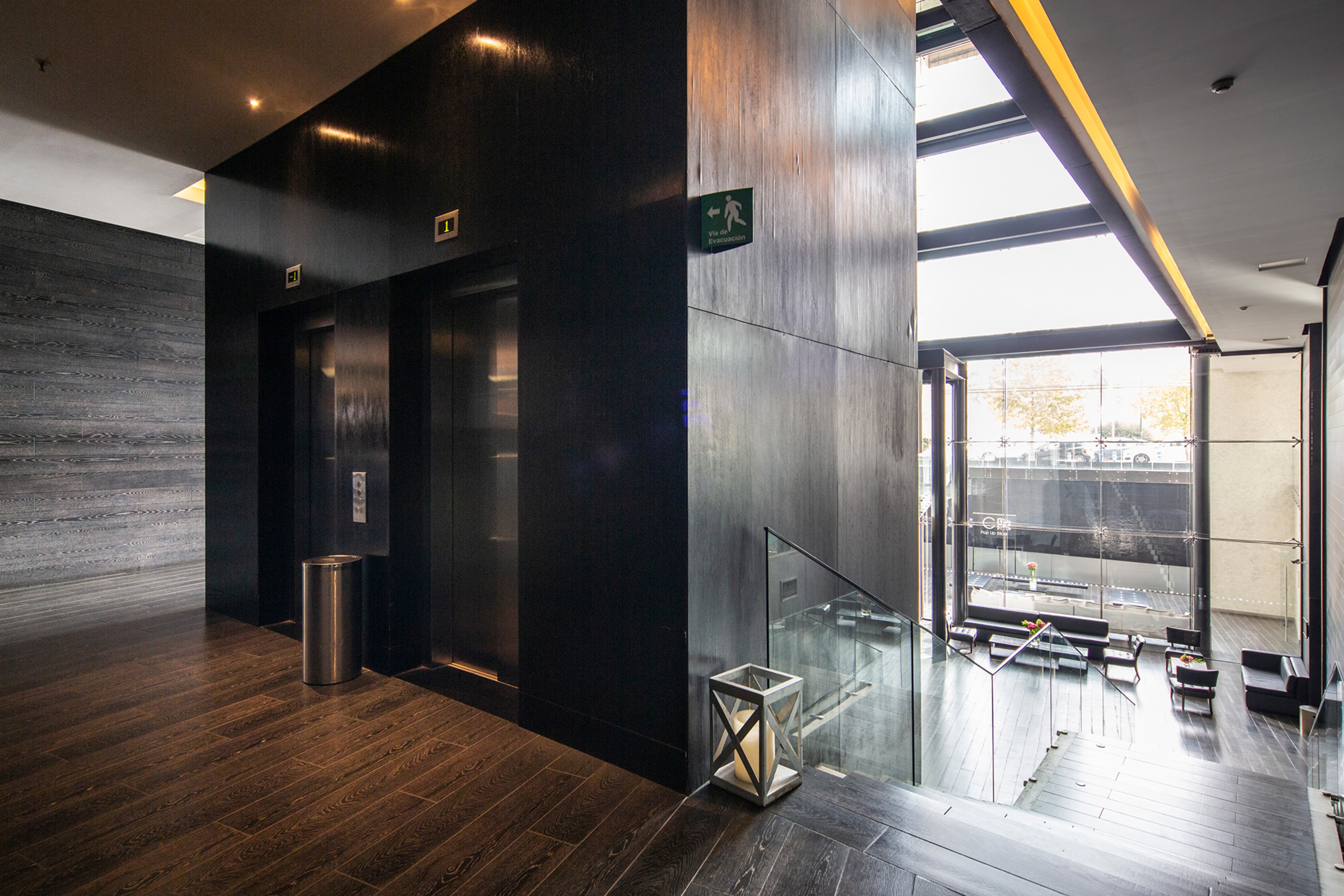 Wyndham Santiago Pettra lobby atrium in Santiago, Other than US/Canada