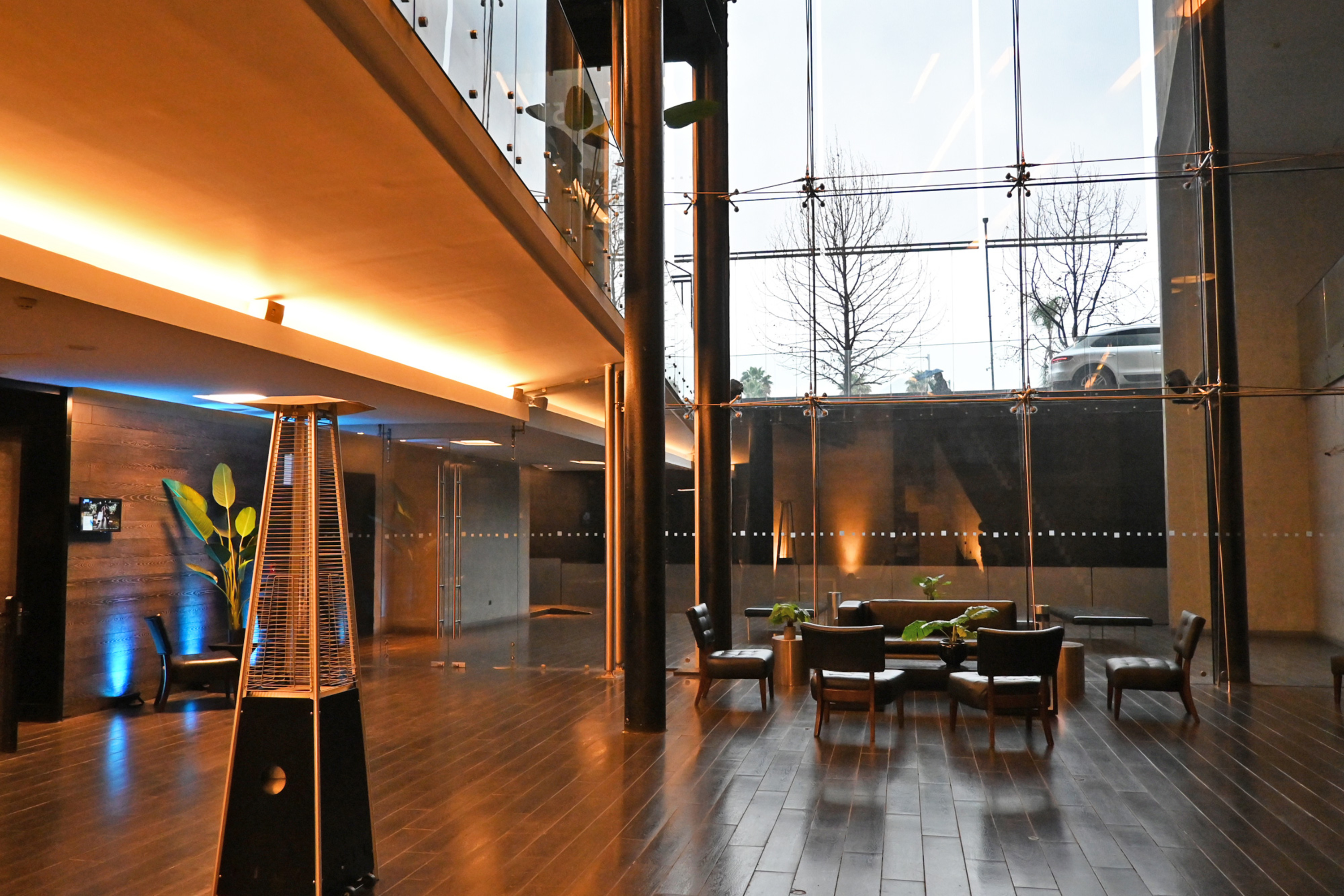 Wyndham Santiago Pettra lobby atrium in Santiago, Other than US/Canada