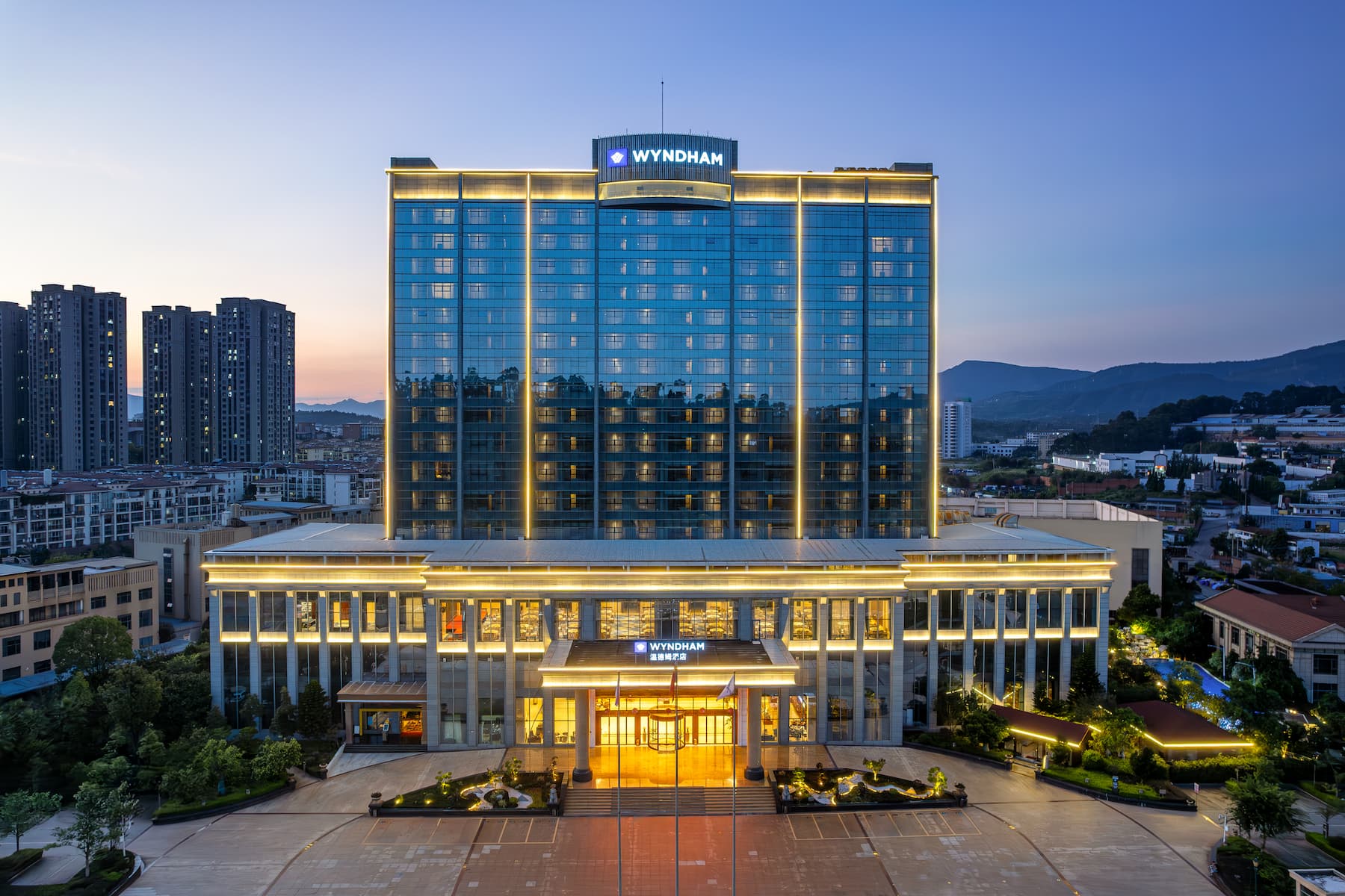 Exterior of Wyndham Kunming Anning Hot Spring Resort hotel in Anning, Other than US/Canada