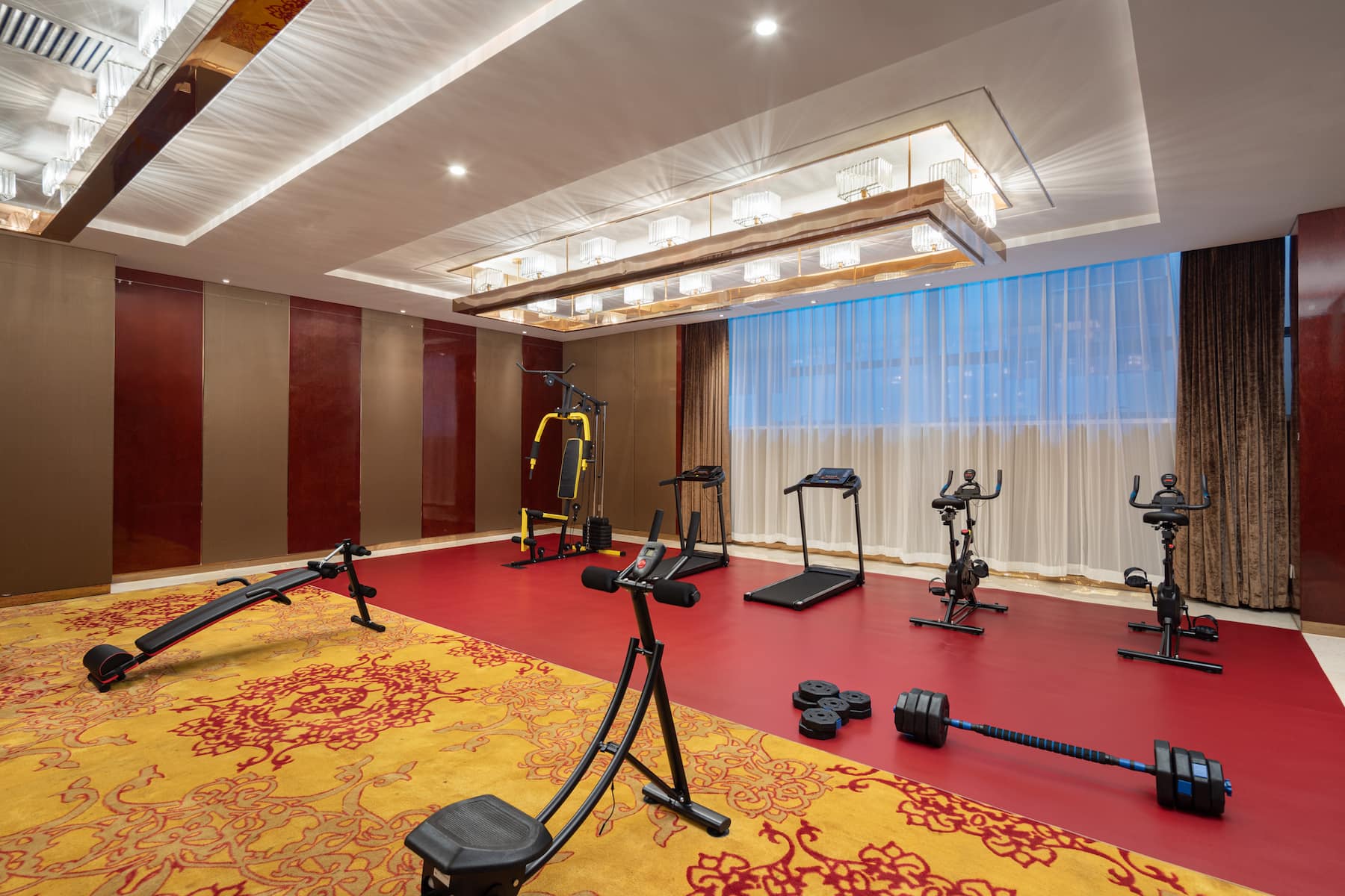 Fitness room at Wyndham Kunming Anning Hot Spring Resort in Anning, Other than US/Canada