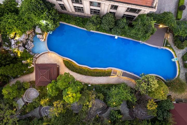 Pool at the Wyndham Kunming Anning Hot Spring Resort in Anning, Other than US/Canada