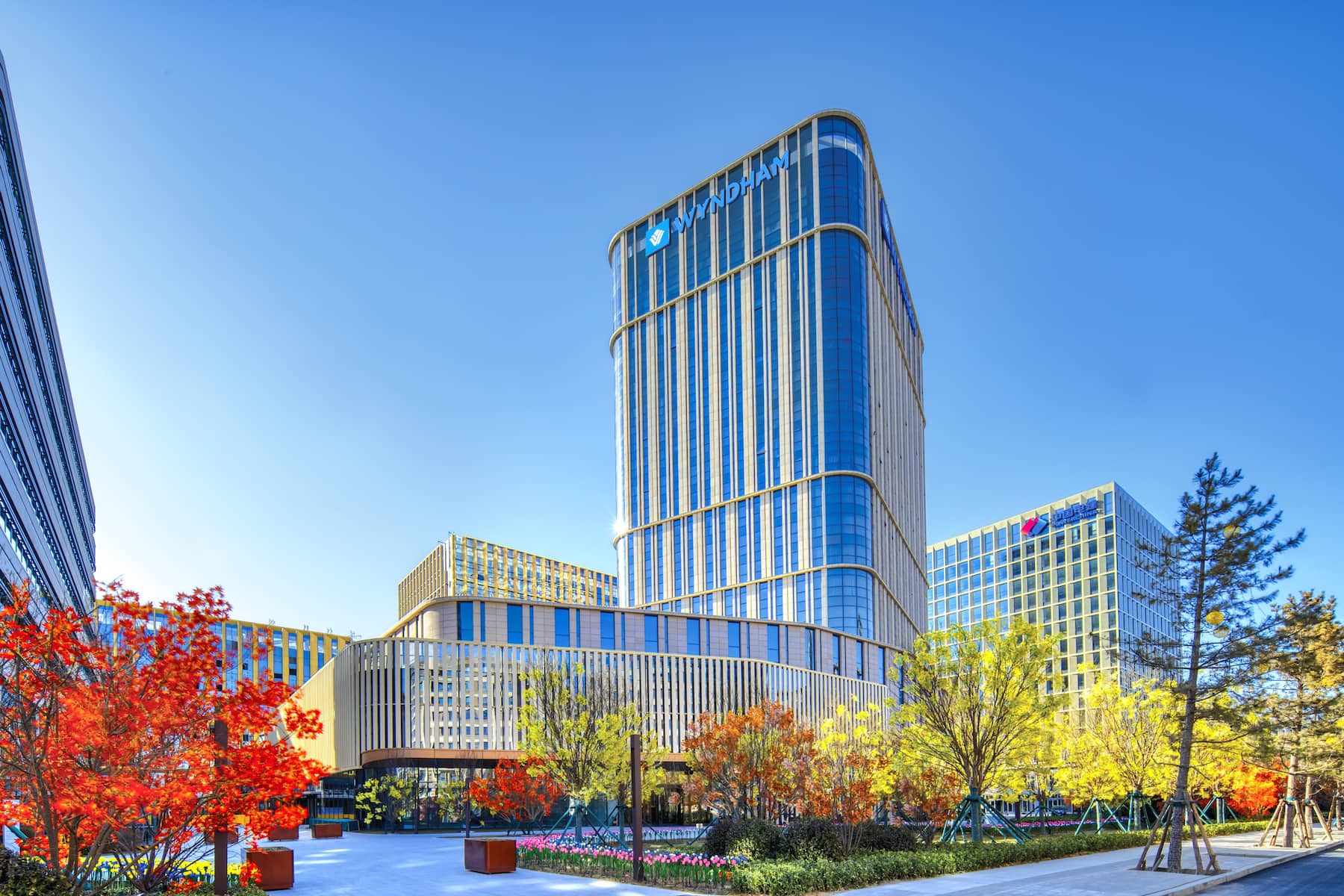 Exterior of Wyndham Xiongan hotel in Baoding, Other than US/Canada