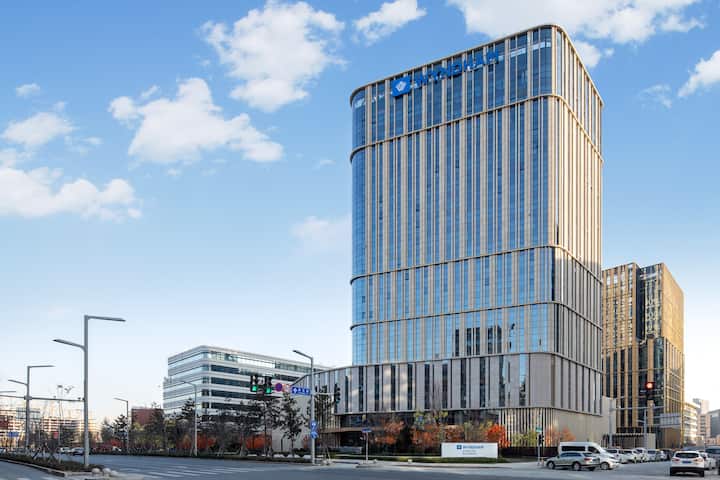 Exterior of Wyndham Xiongan hotel in Baoding, Other than US/Canada