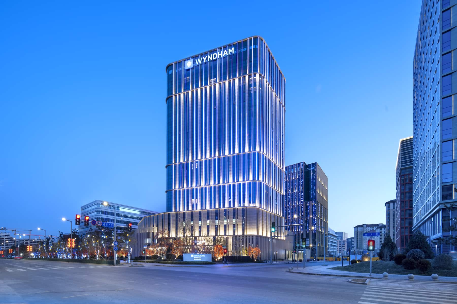 Exterior of Wyndham Xiongan hotel in Baoding, Other than US/Canada