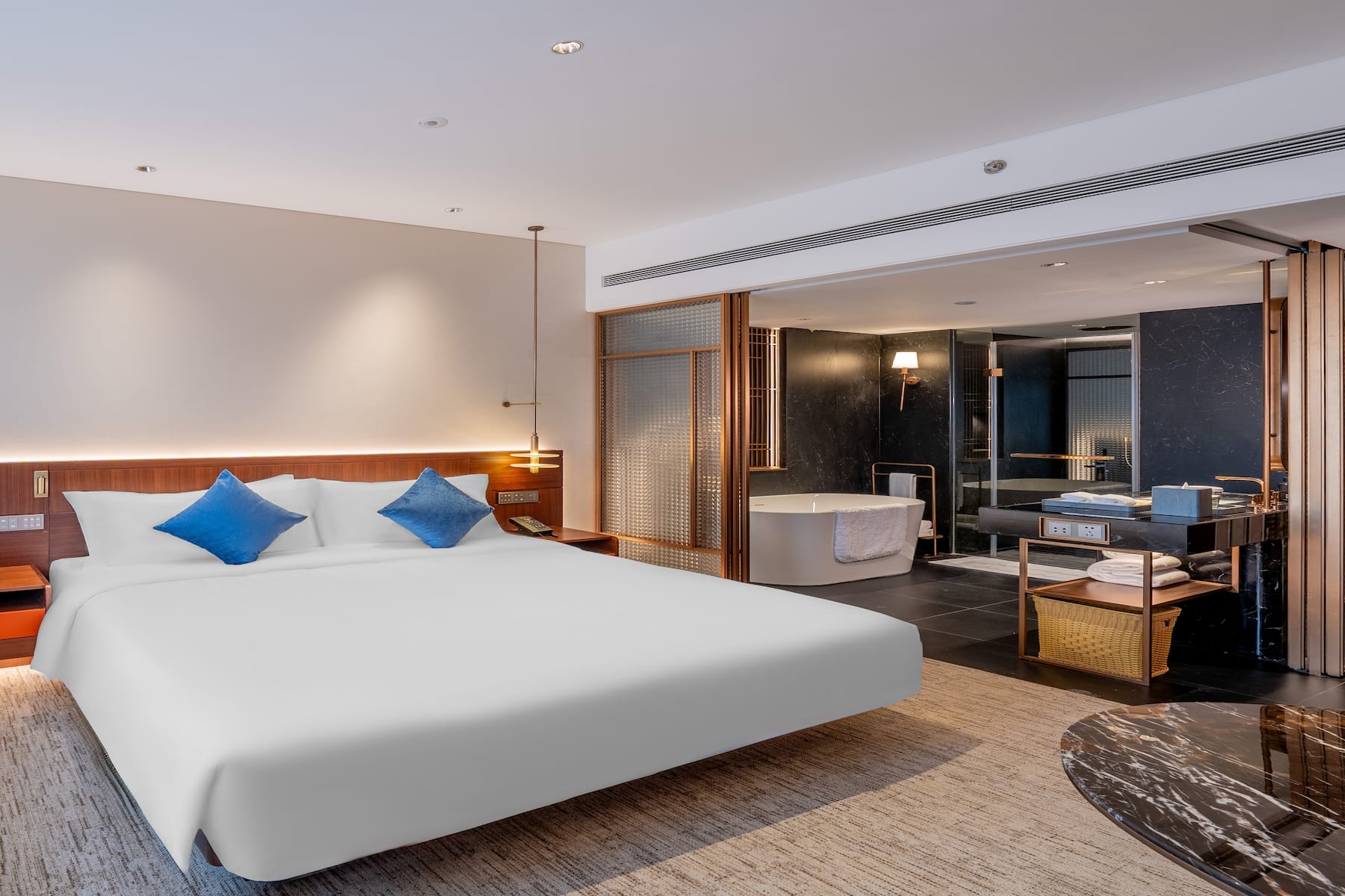 Guest room at the Wyndham Beijing North in Beijing, Other than US/Canada