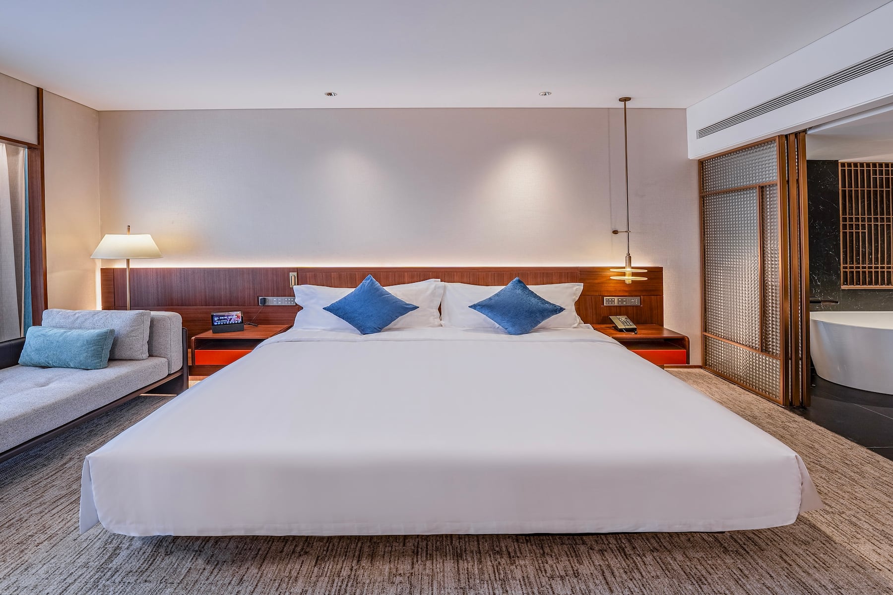 Guest room at the Wyndham Beijing North in Beijing, Other than US/Canada