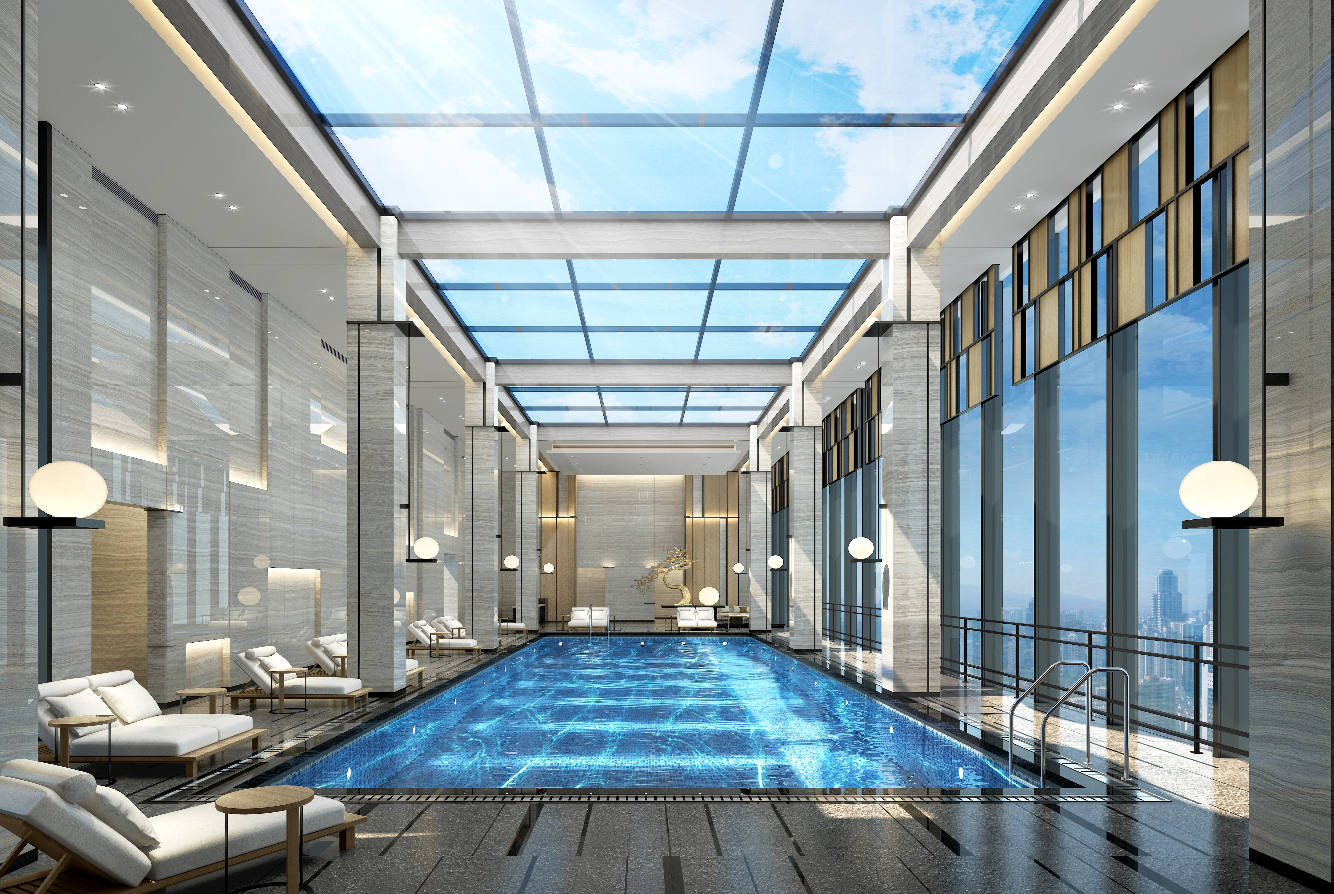 Pool at the Wyndham Changsha South in Changsha, Other than US/Canada