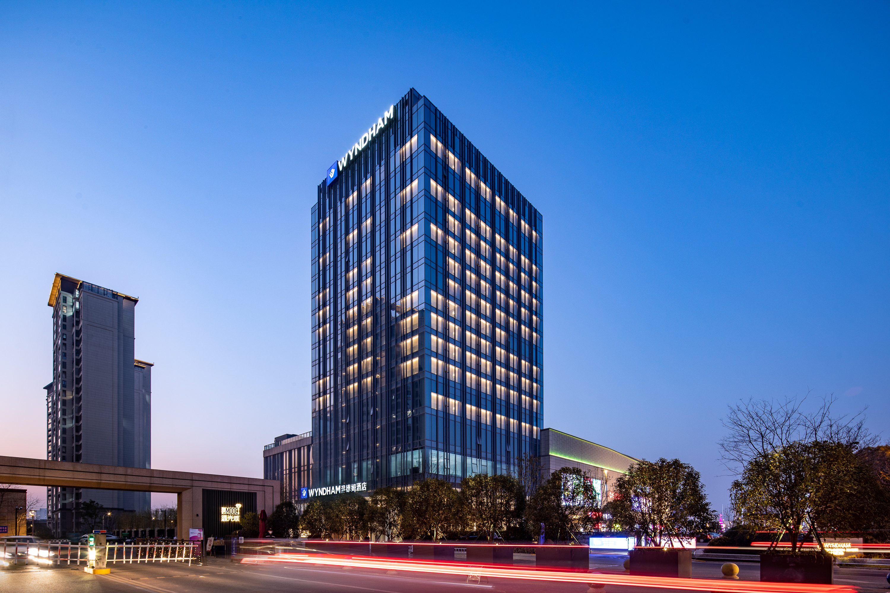 Exterior of Wyndham Changzhou Xinbei hotel in Changzhou, Other than US/Canada
