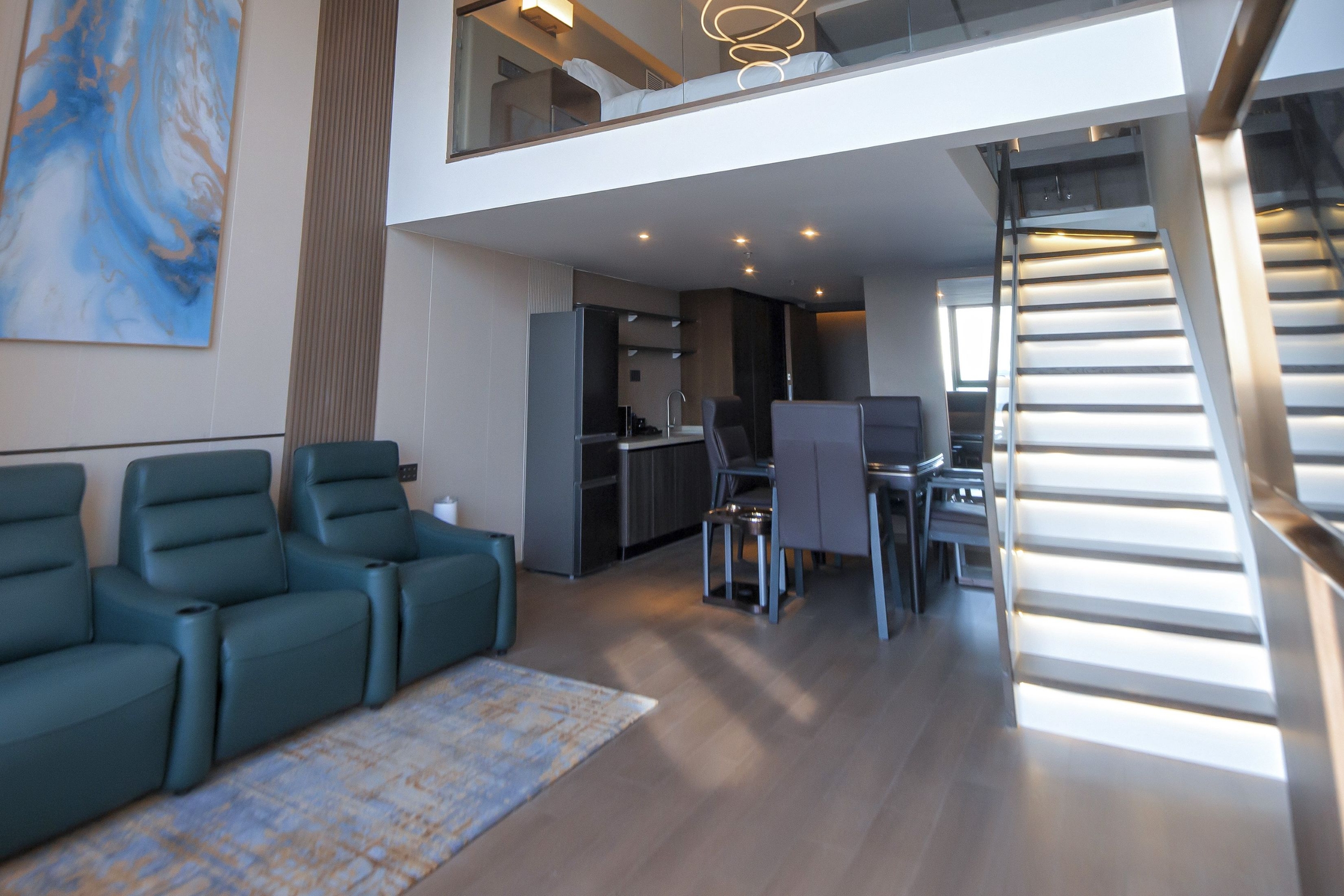 Guest room at the Wyndham Dalian Jinpu in Dalian, Other than US/Canada