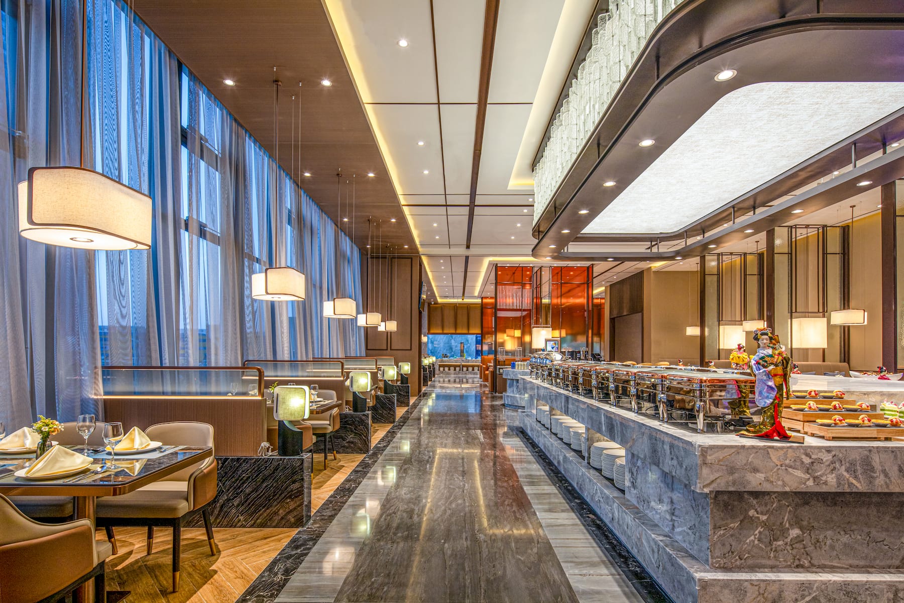 Wyndham Dalian Jinpu restaurant in Dalian, Other than US/Canada