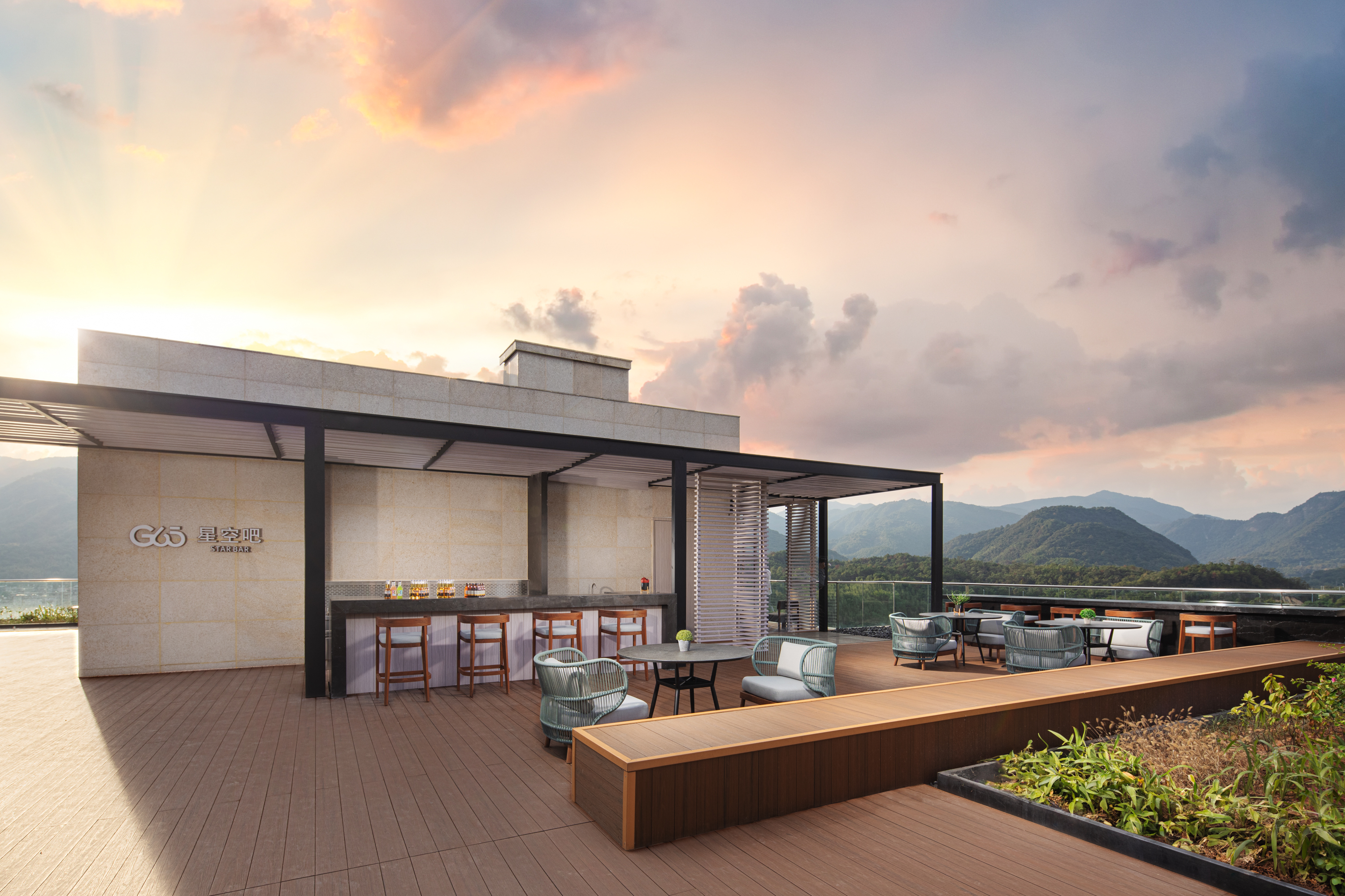 Wyndham Fuzhou Guian restaurant bar in Fuzhou, Other than US/Canada