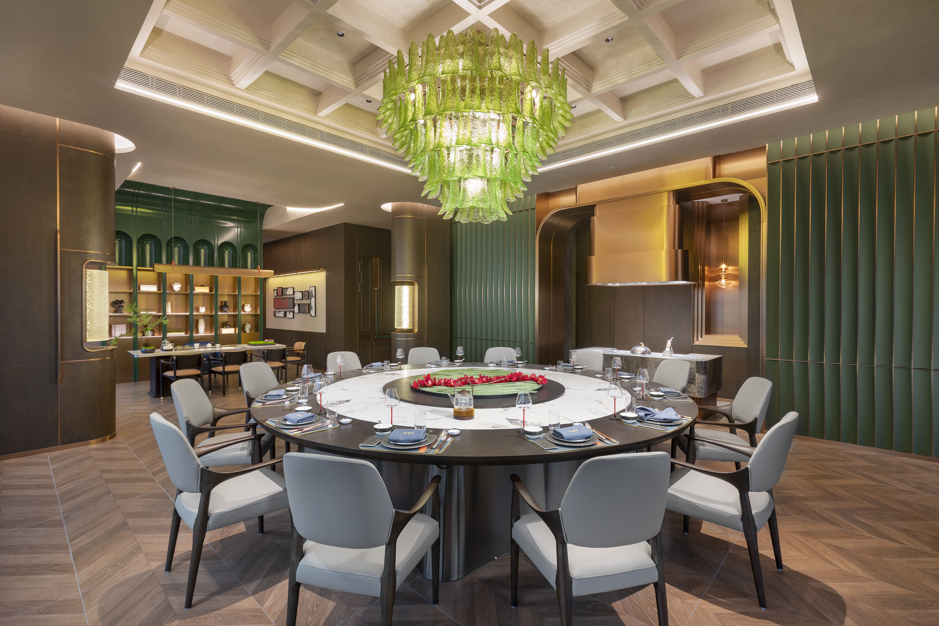 Wyndham Fuzhou Gulou restaurant private dining area in Fuzhou, Other than US/Canada