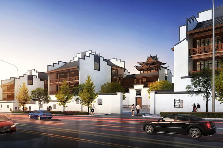 Exterior of Wyndham Guilin Pingle hotel in Guilin, Other than US/Canada