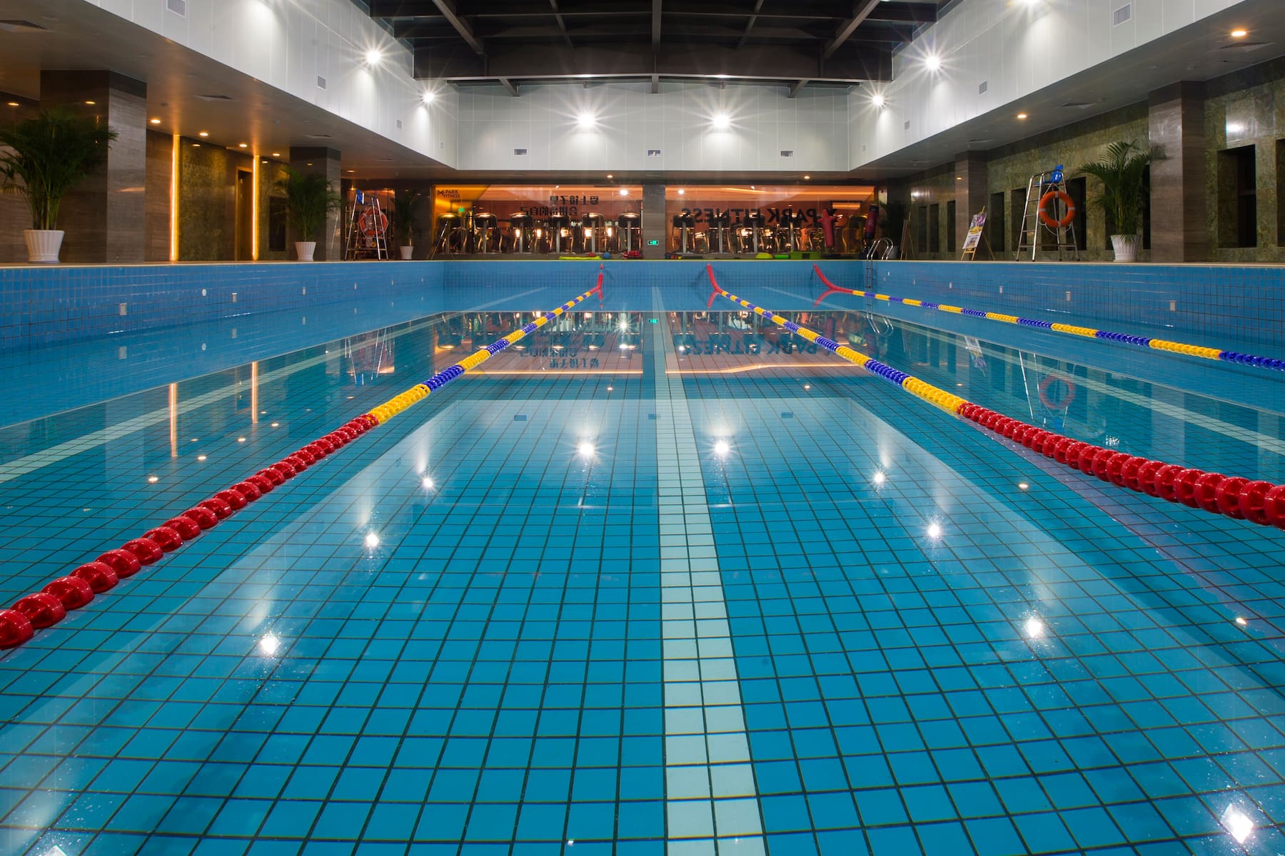 Indoor pool at the Wyndham HangZhou East in Hangzhou, Other than US/Canada