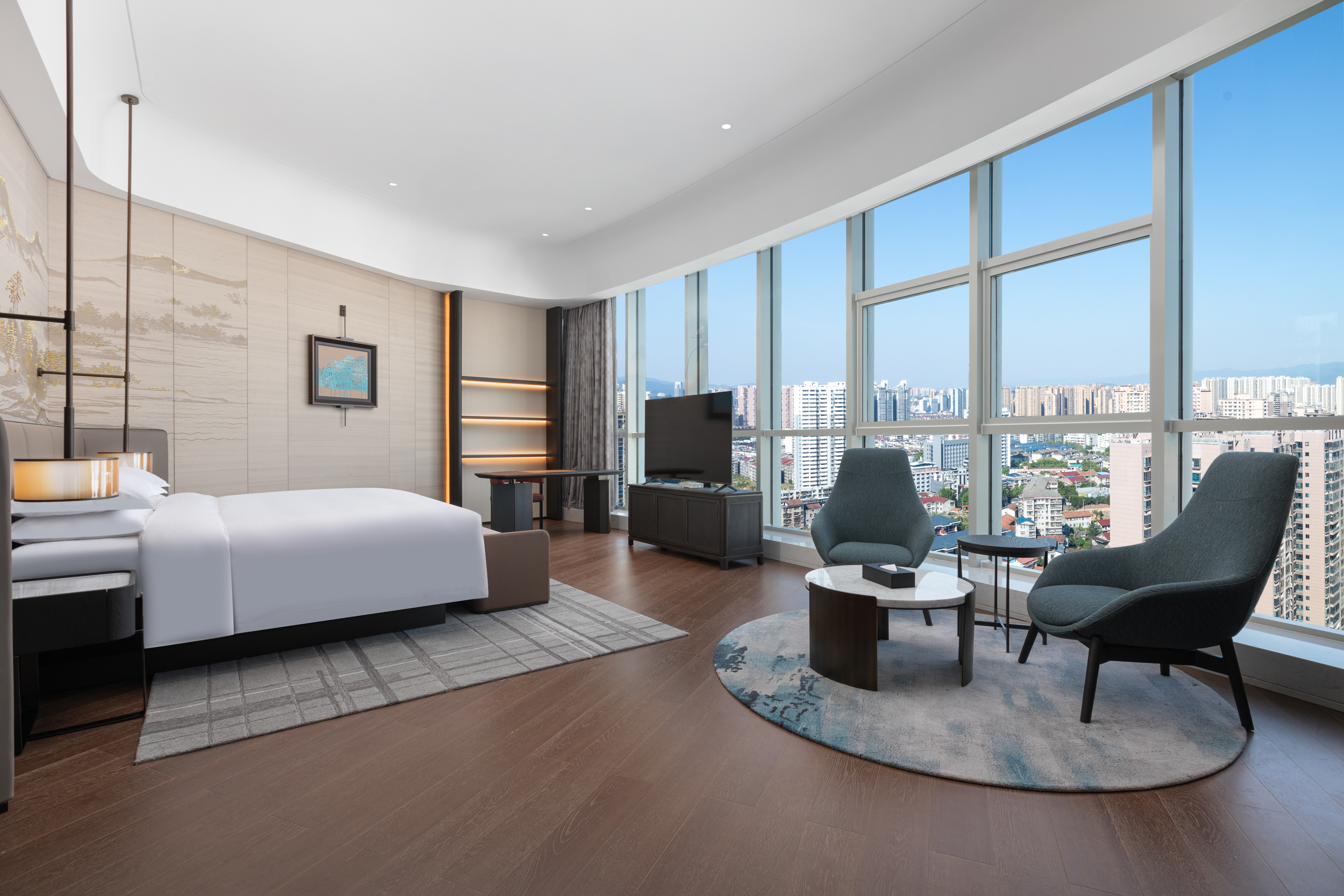 Guest room at the Wyndham Huaihua South in Huaihua, Other than US/Canada