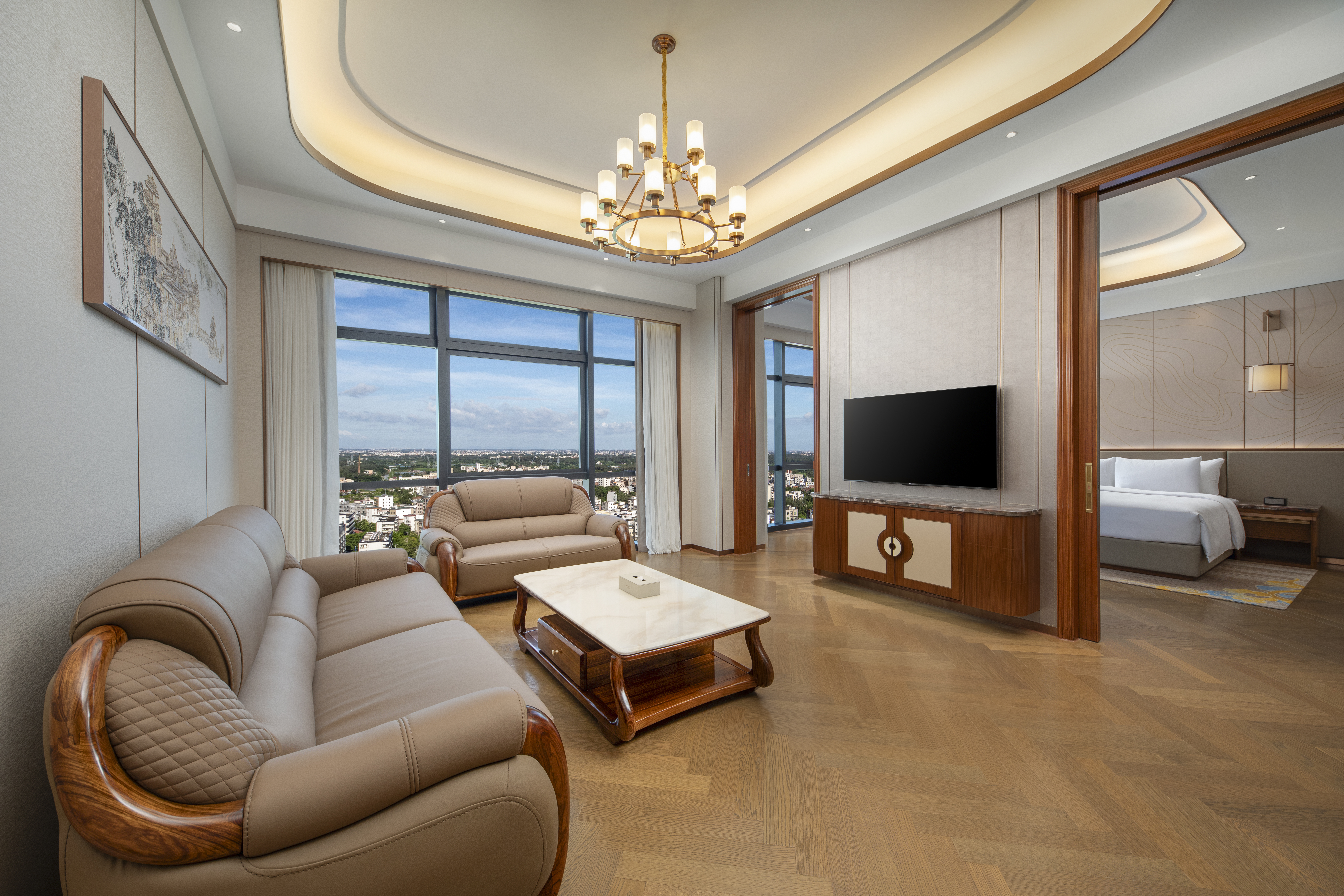 Guest room at the Wyndham Huazhou South in Huazhou, Other than US/Canada