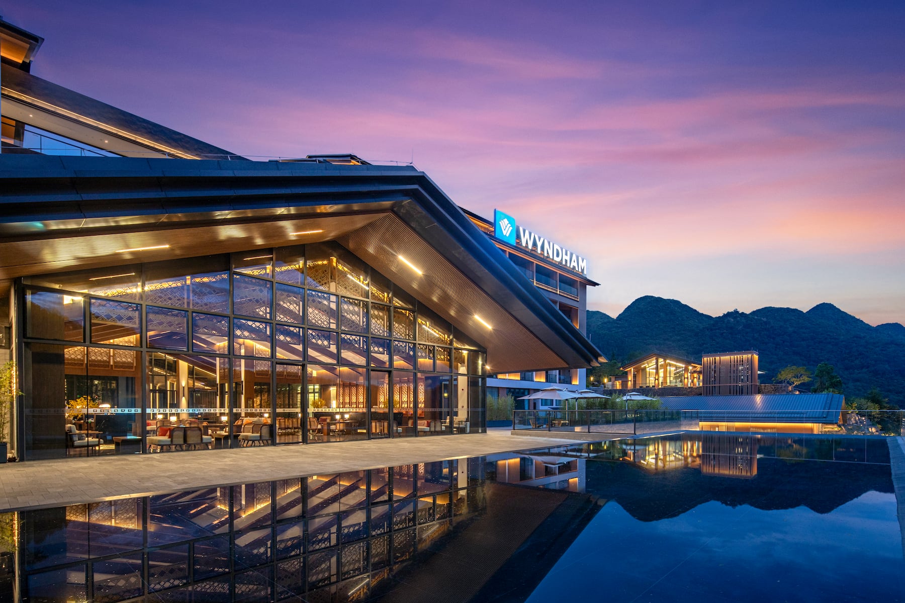 Exterior of Wyndham Qingyuan Lianzhou Hot Spring Resort hotel in Lianzhou City, Other than US/Canada
