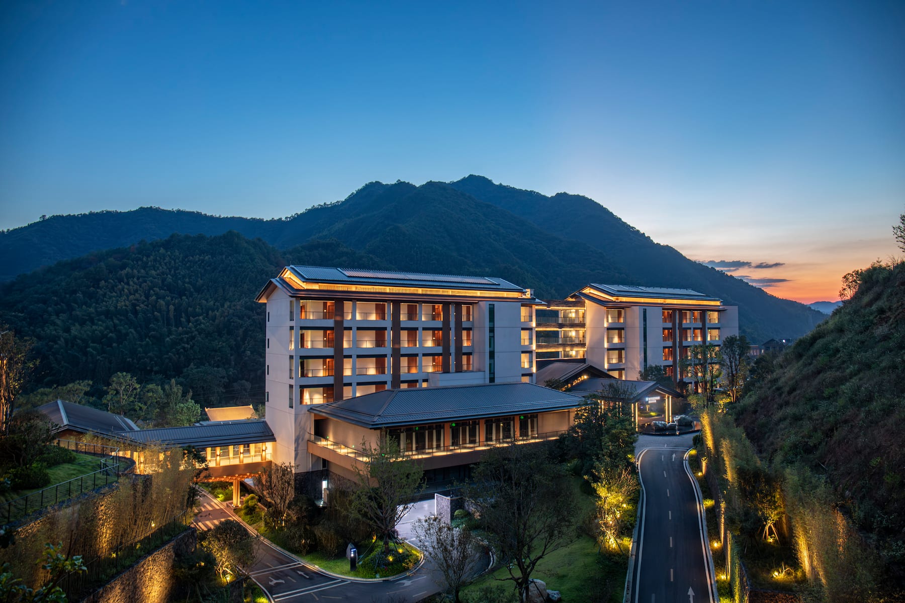 Exterior of Wyndham Qingyuan Lianzhou Hot Spring Resort hotel in Lianzhou City, Other than US/Canada