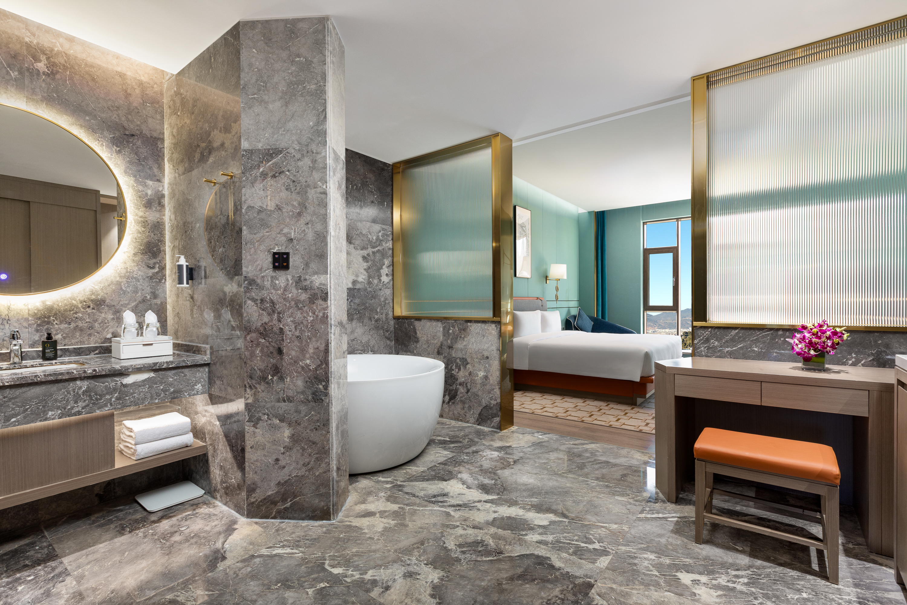 Guest room at the Wyndham Lijiang Yulong in Lijiang, Other than US/Canada