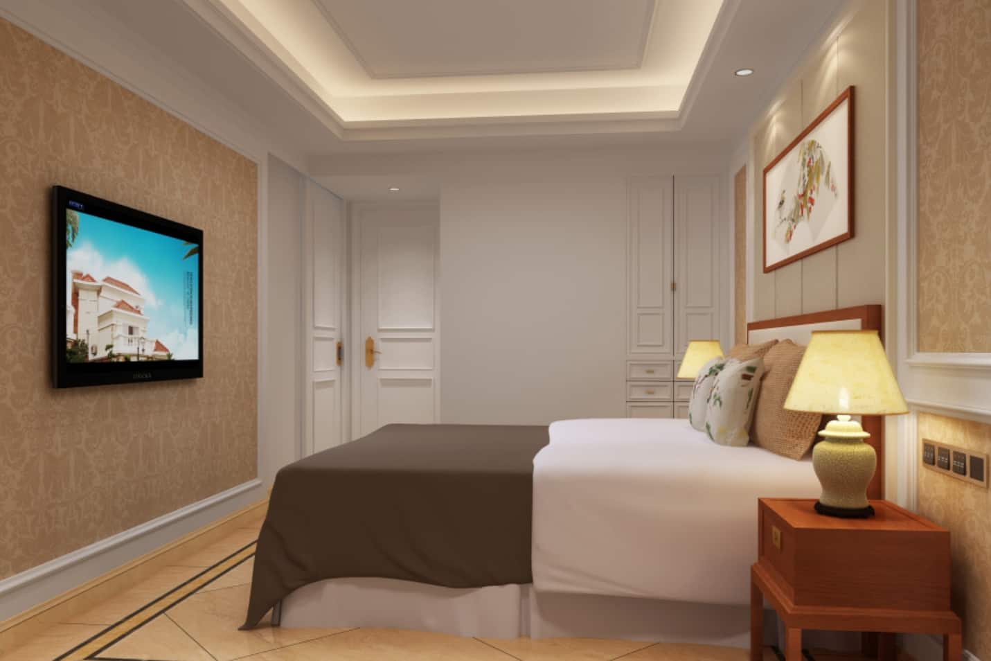 Guest room at the Wyndham Hainan Clearwater Bay Resort in Lingshui, Other than US/Canada