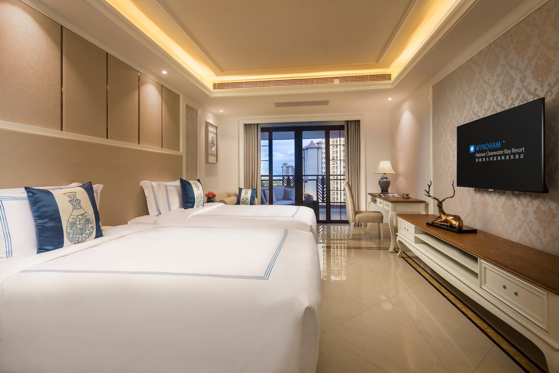 Guest room at the Wyndham Hainan Clearwater Bay Resort in Lingshui, Other than US/Canada