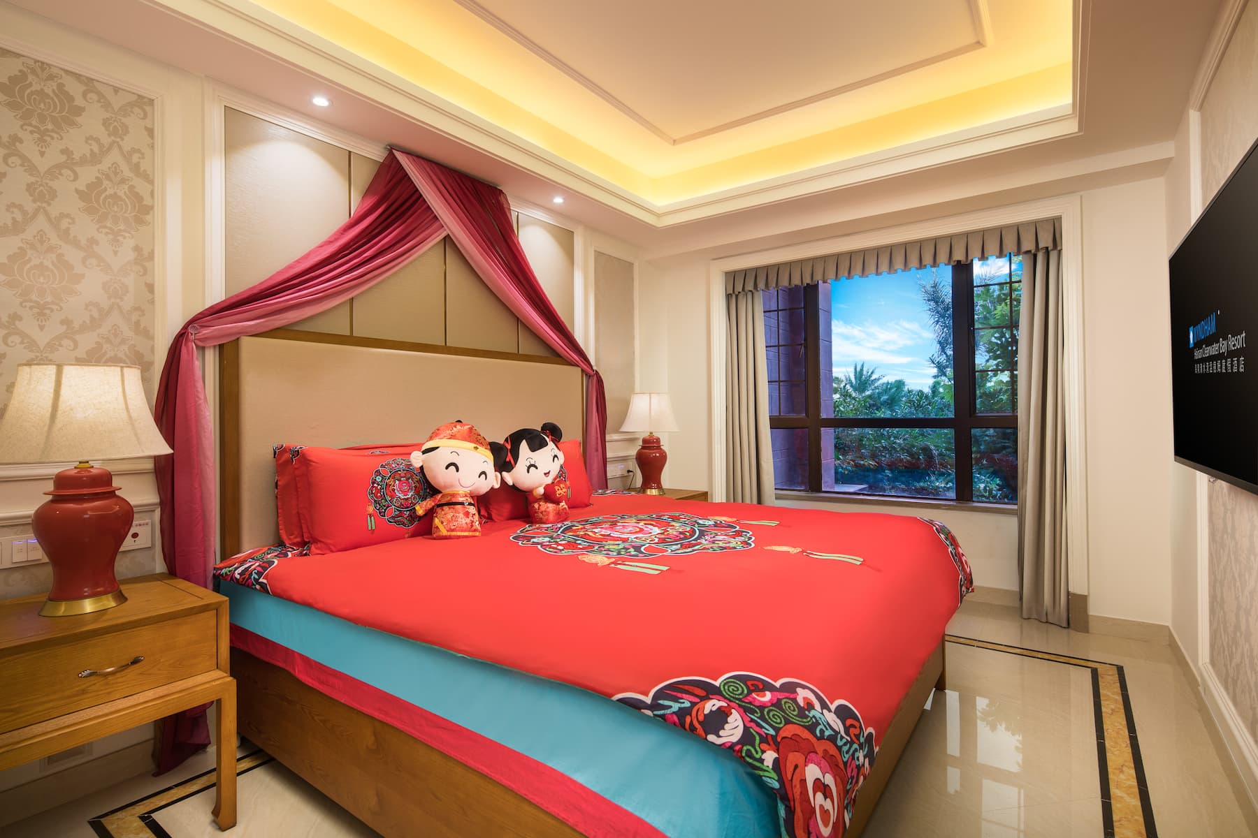 Guest room at the Wyndham Hainan Clearwater Bay Resort in Lingshui, Other than US/Canada