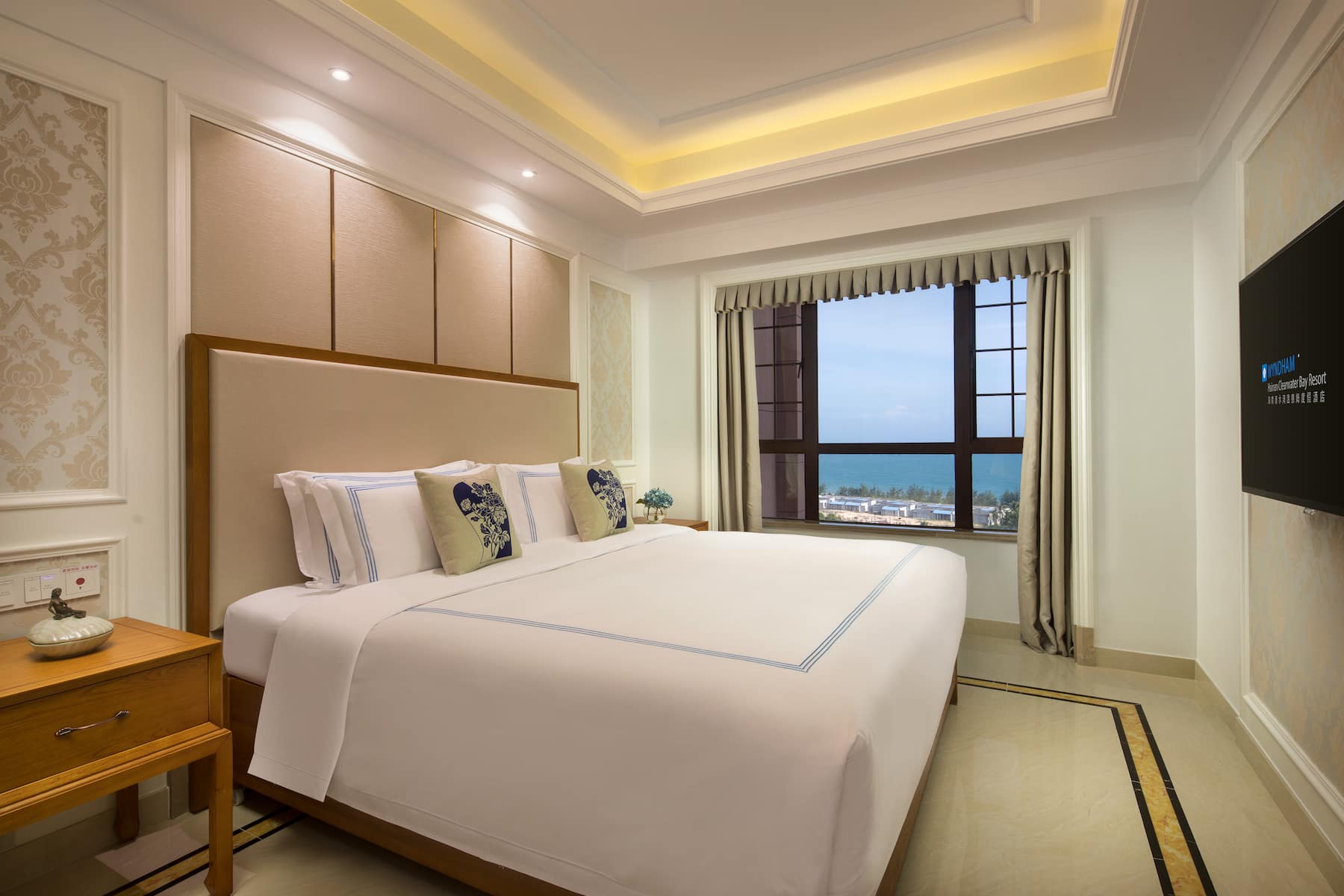 Guest room at the Wyndham Hainan Clearwater Bay Resort in Lingshui, Other than US/Canada