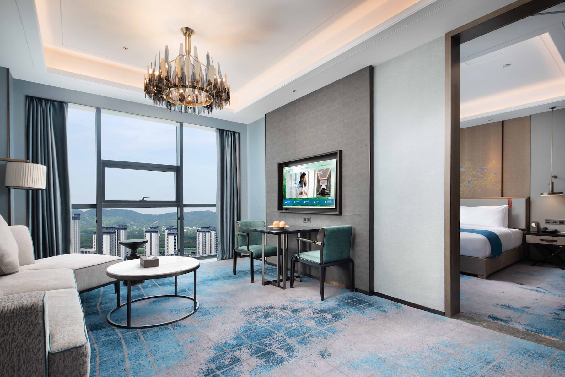 Guest room at the Wyndham Changzhou Liyang in Liyang, Other than US/Canada