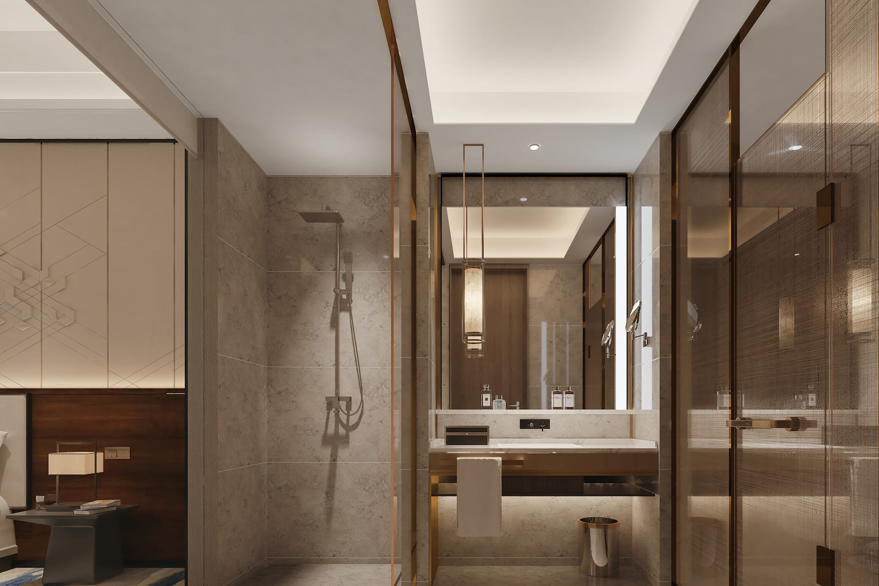 Guest room feature at the Wyndham Xinyi Lotus Lake in Maoming, Other than US/Canada