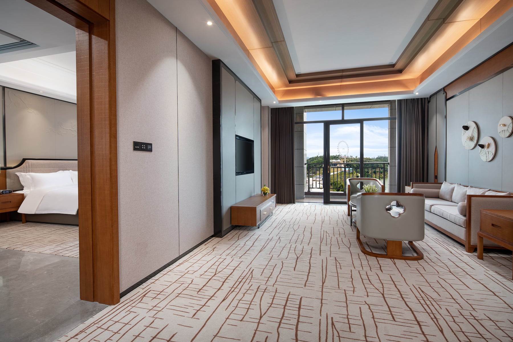Wyndham Xinyi Lotus Lake presidential suite in Maoming, Other than US/Canada