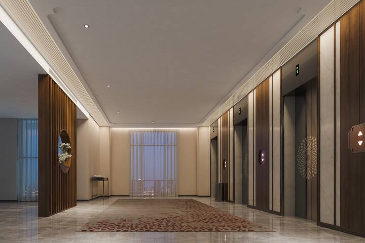 Wyndham Xinyi Lotus Lake lobby feature in Maoming, Other than US/Canada