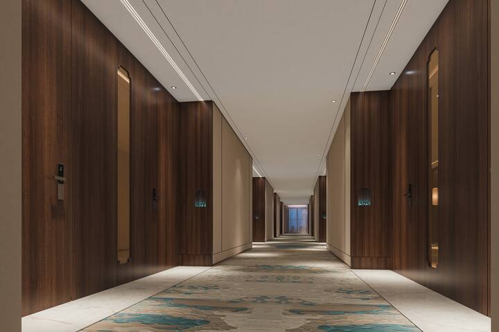 Wyndham Xinyi Lotus Lake lobby feature in Maoming, Other than US/Canada