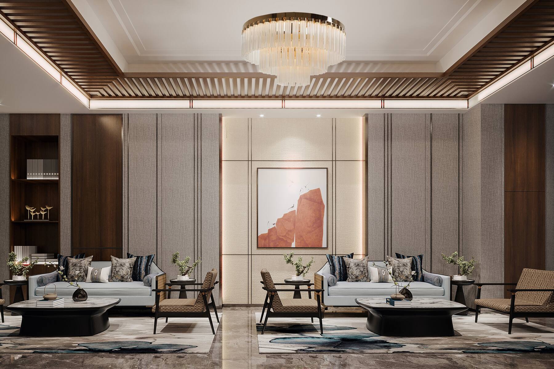 Wyndham Xinyi Lotus Lake restaurant private dining area in Maoming, Other than US/Canada