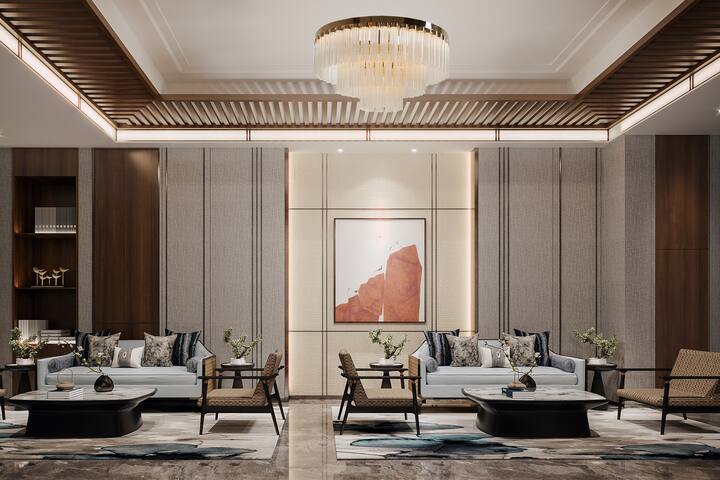 Wyndham Xinyi Lotus Lake restaurant private dining area in Maoming, Other than US/Canada