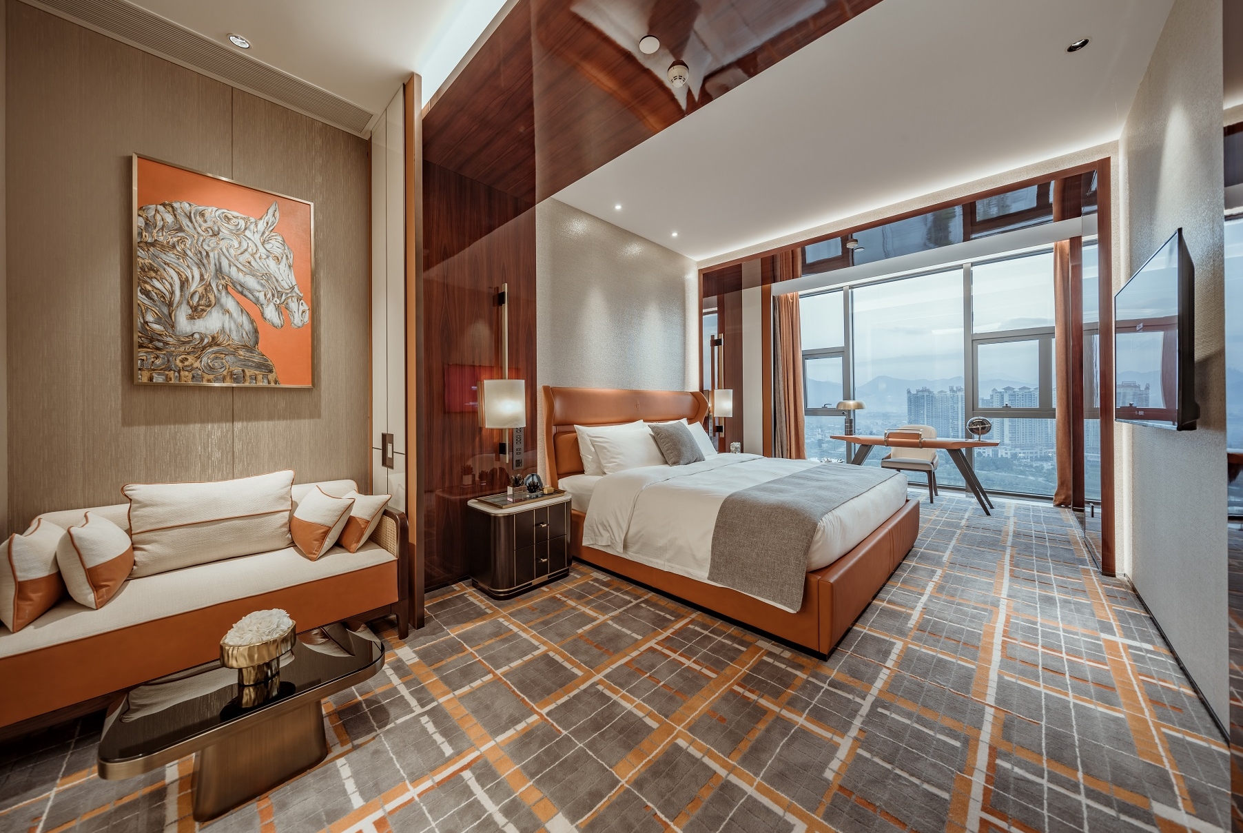 Guest room at the Wyndham Nanning Binyang in Nanning, Other than US/Canada