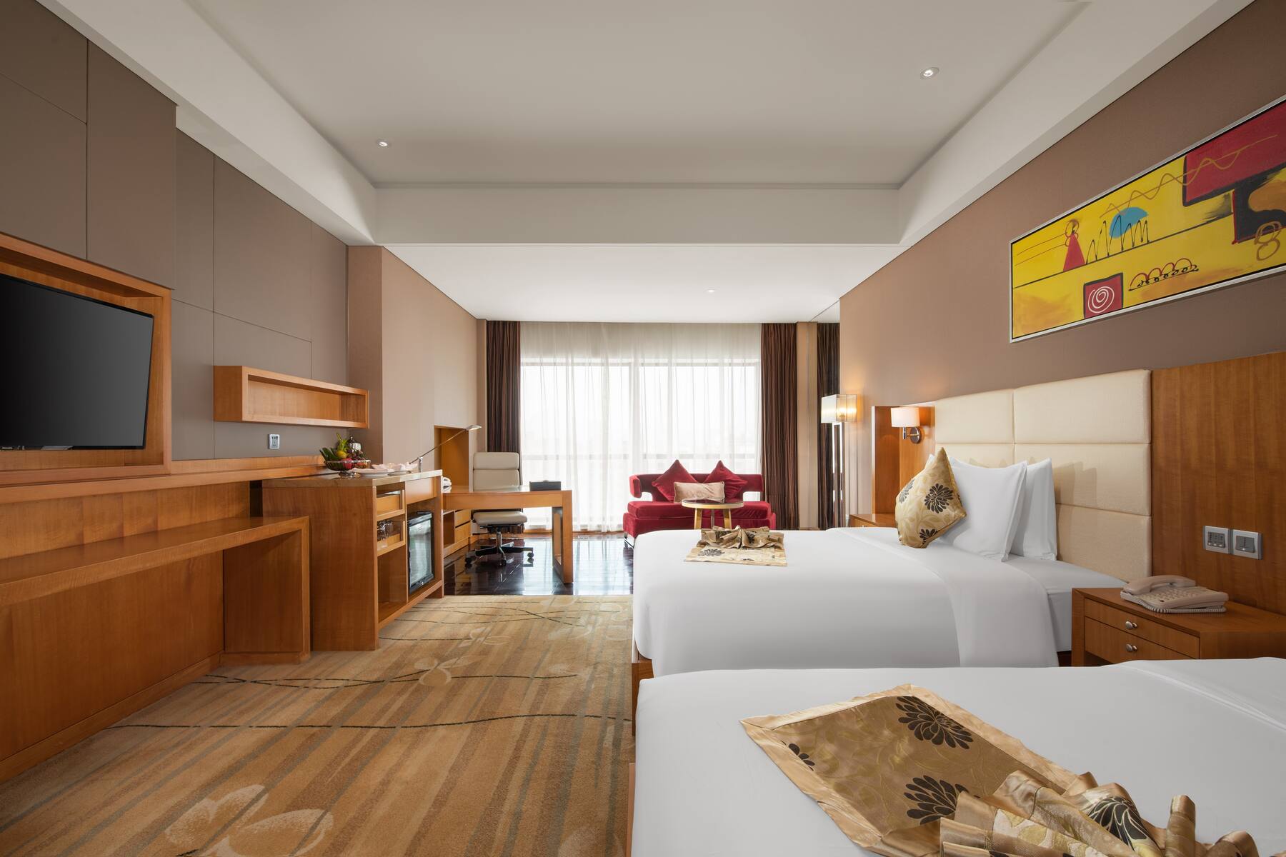 Guest room at the Wyndham Putian Downtown in Putian, Other than US/Canada